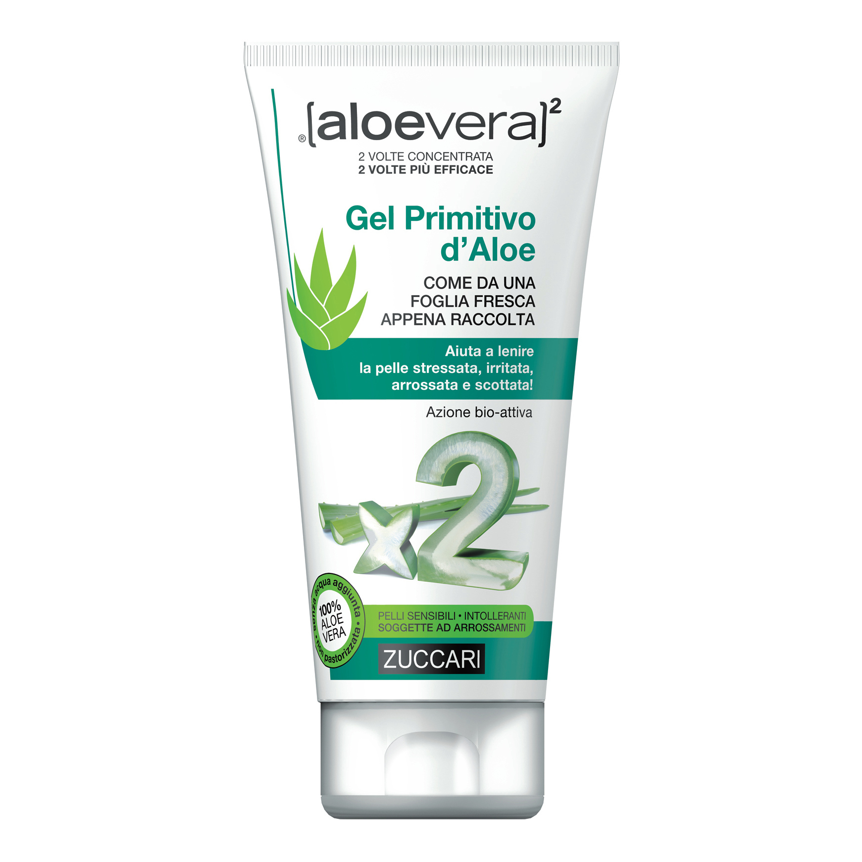 Zuccari aloevera2 gel primitivo d'aloe limited edition 250 ml