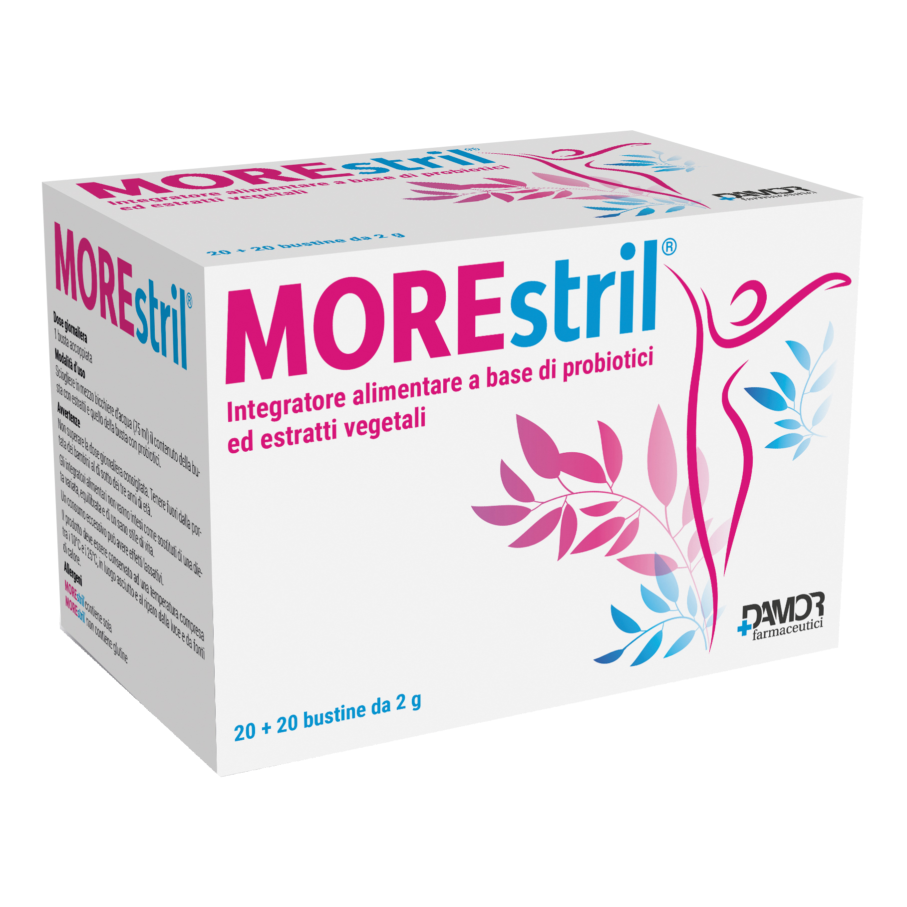 Morestril 20 bustine + 20 bustine