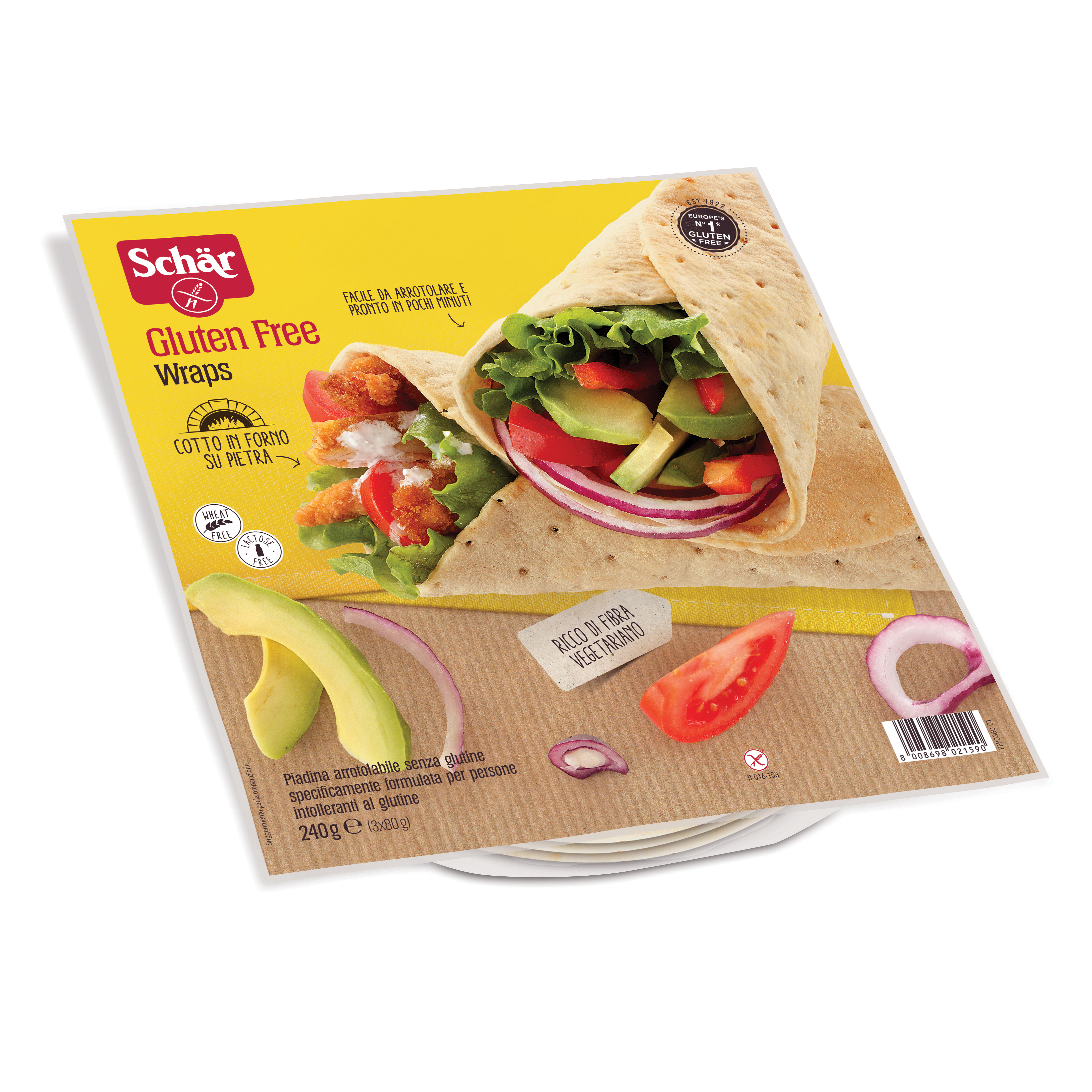 Schar wraps piadina arrotolabile 240 g