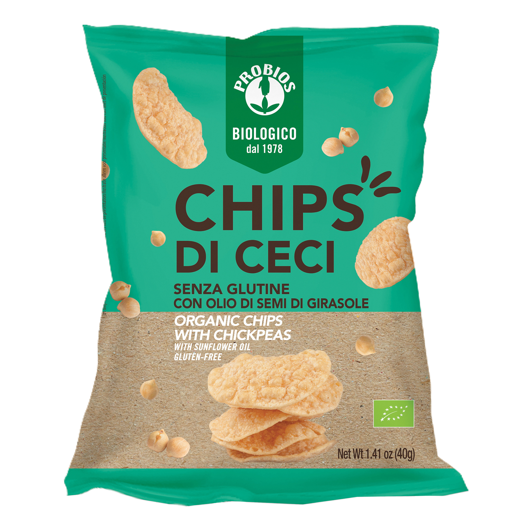 Probios chips di ceci 40 g