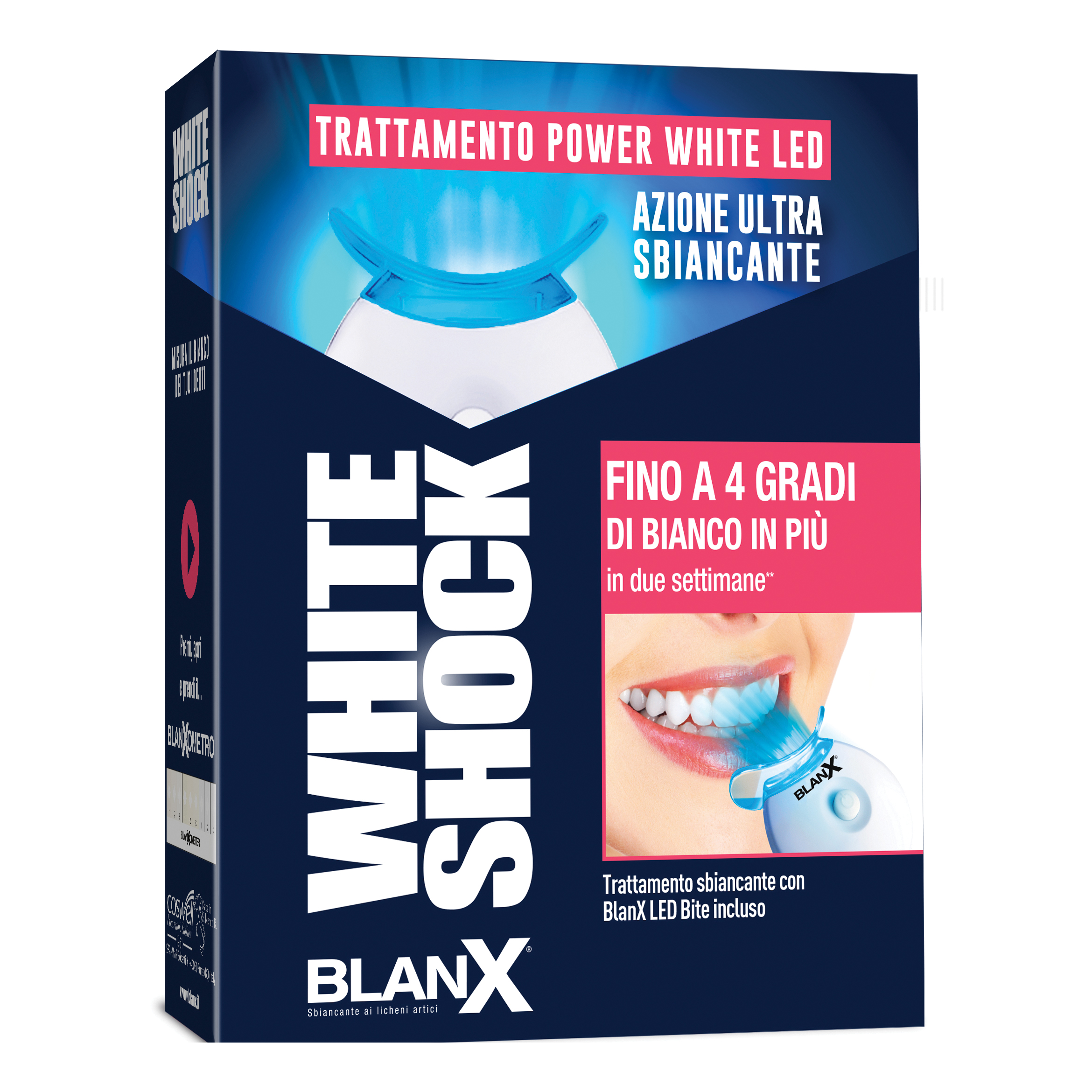 Blanx white shock trattamento power white gel 30 ml con bite