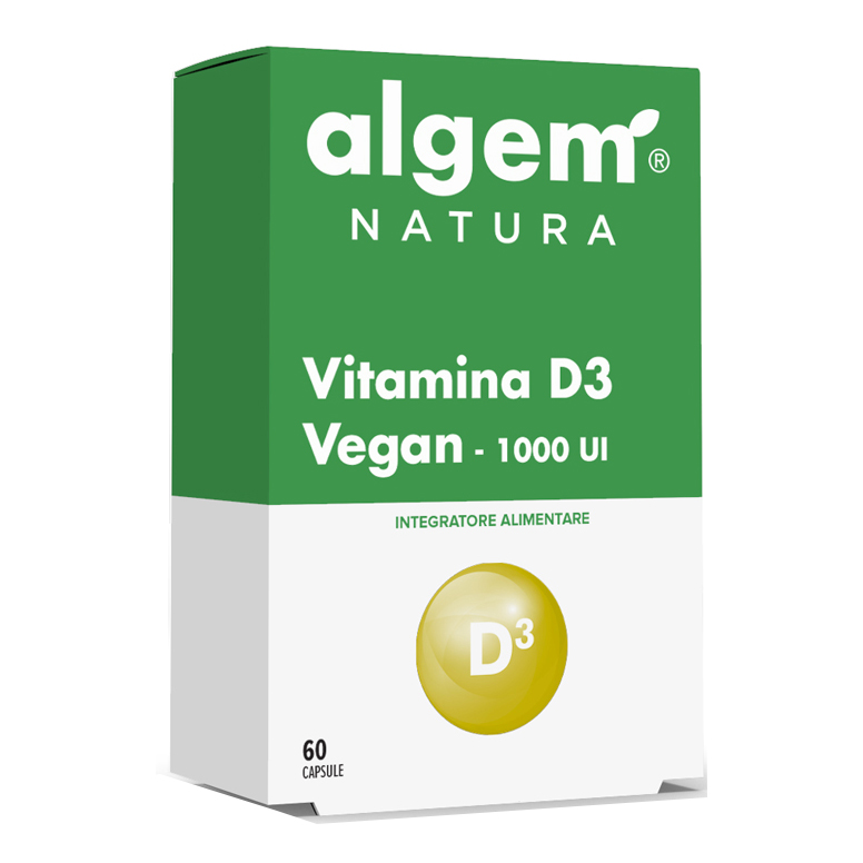 Vitamina d3 vegan 1000 ui 60 capsule