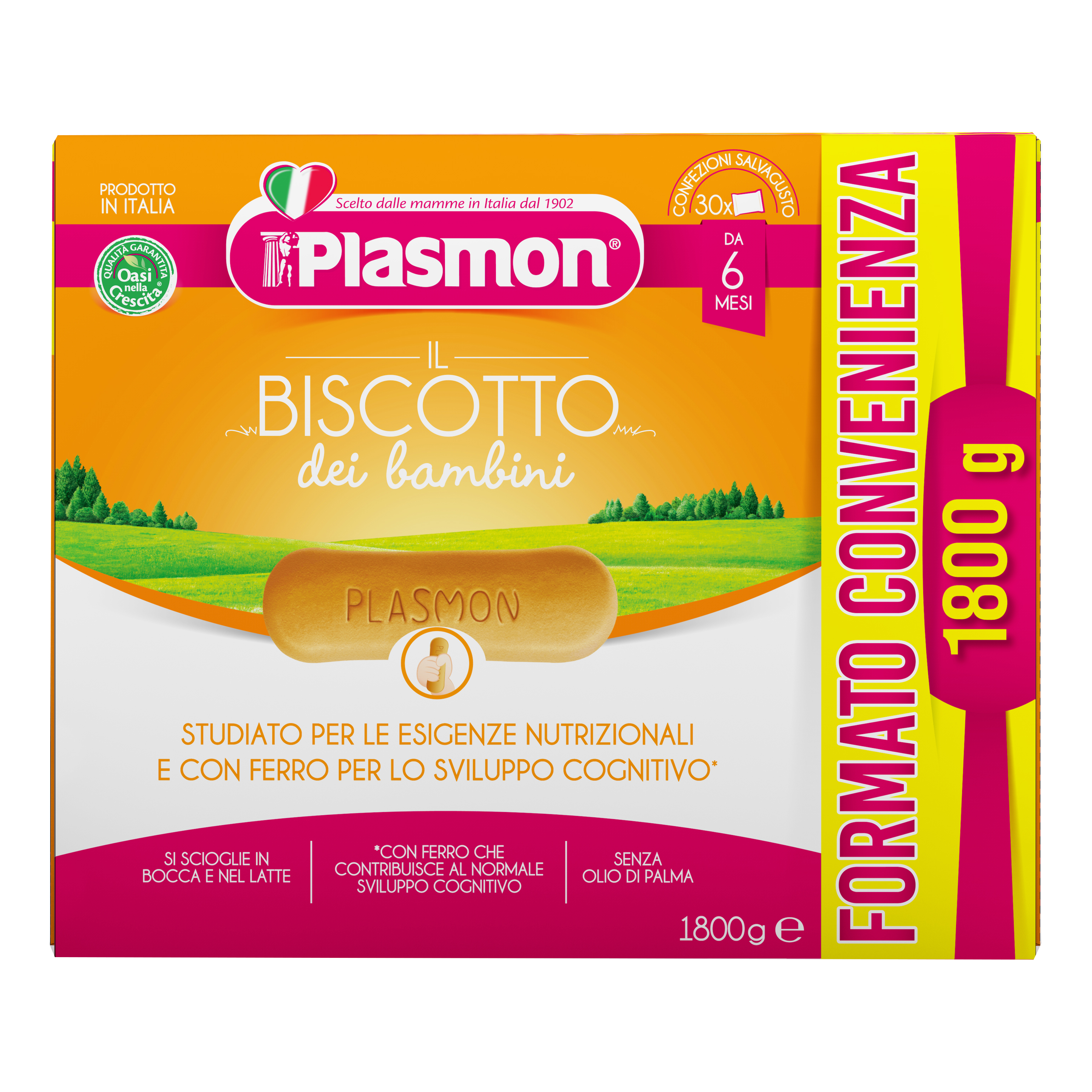 Biscotto Fosfovit Per Prima Infanzia - Confezione Da 750g Senza Latte E Uova