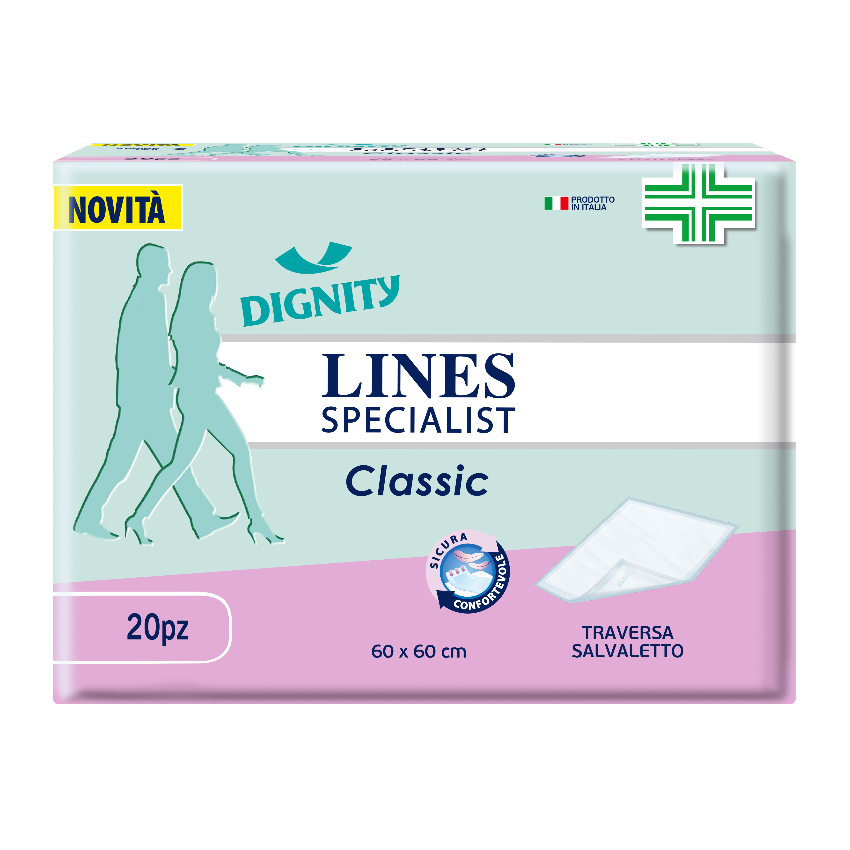 Traversa lines specialist classic traversa 60 x 60 cm 20 pezzi