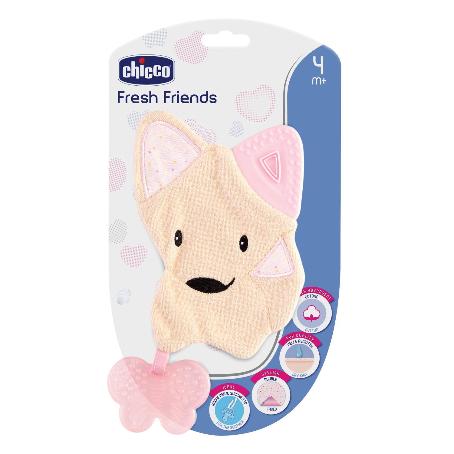 Chicco massaggiagengive friends rosa