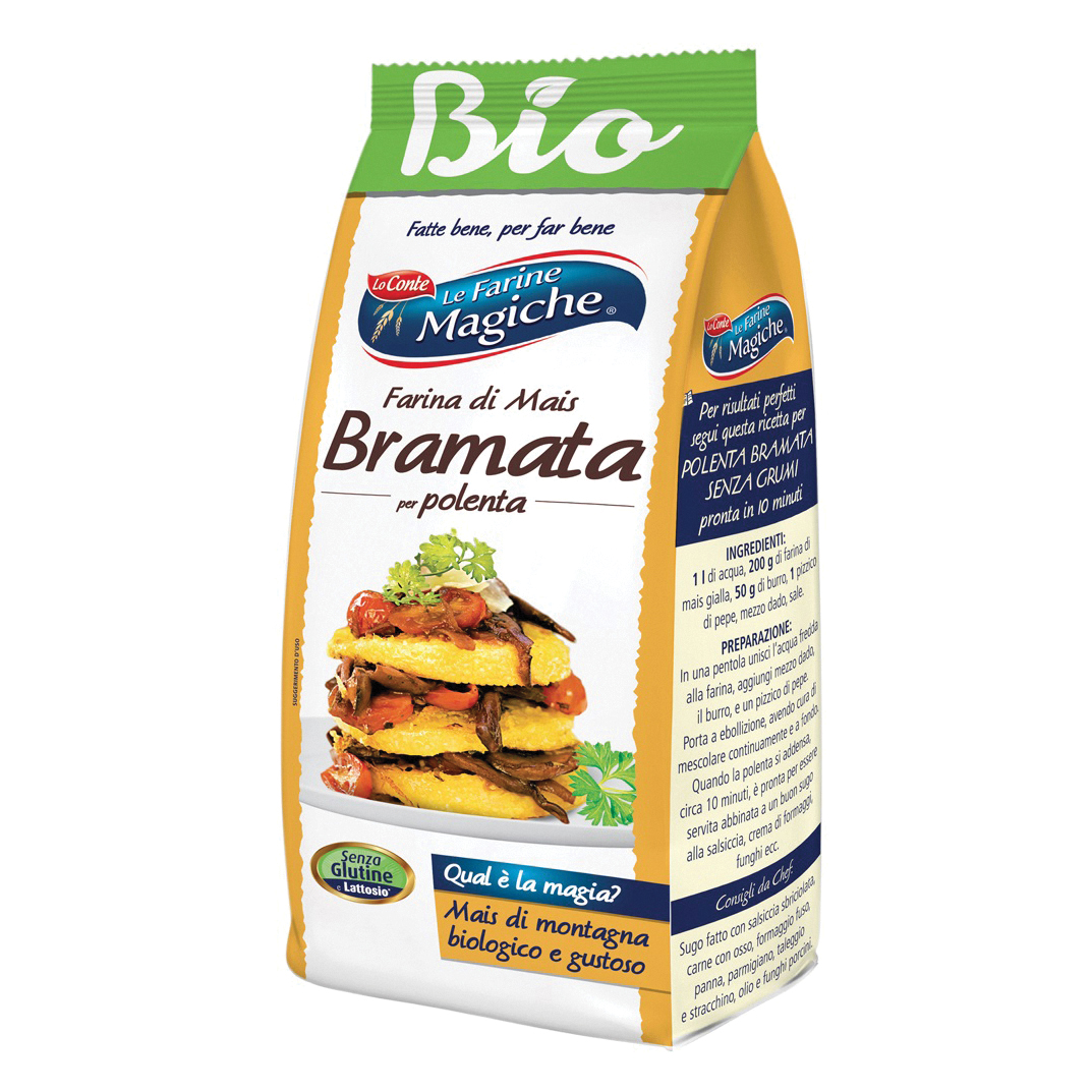 Ipafood le farine magiche farina di mais gialla bramata per polenta 400 g
