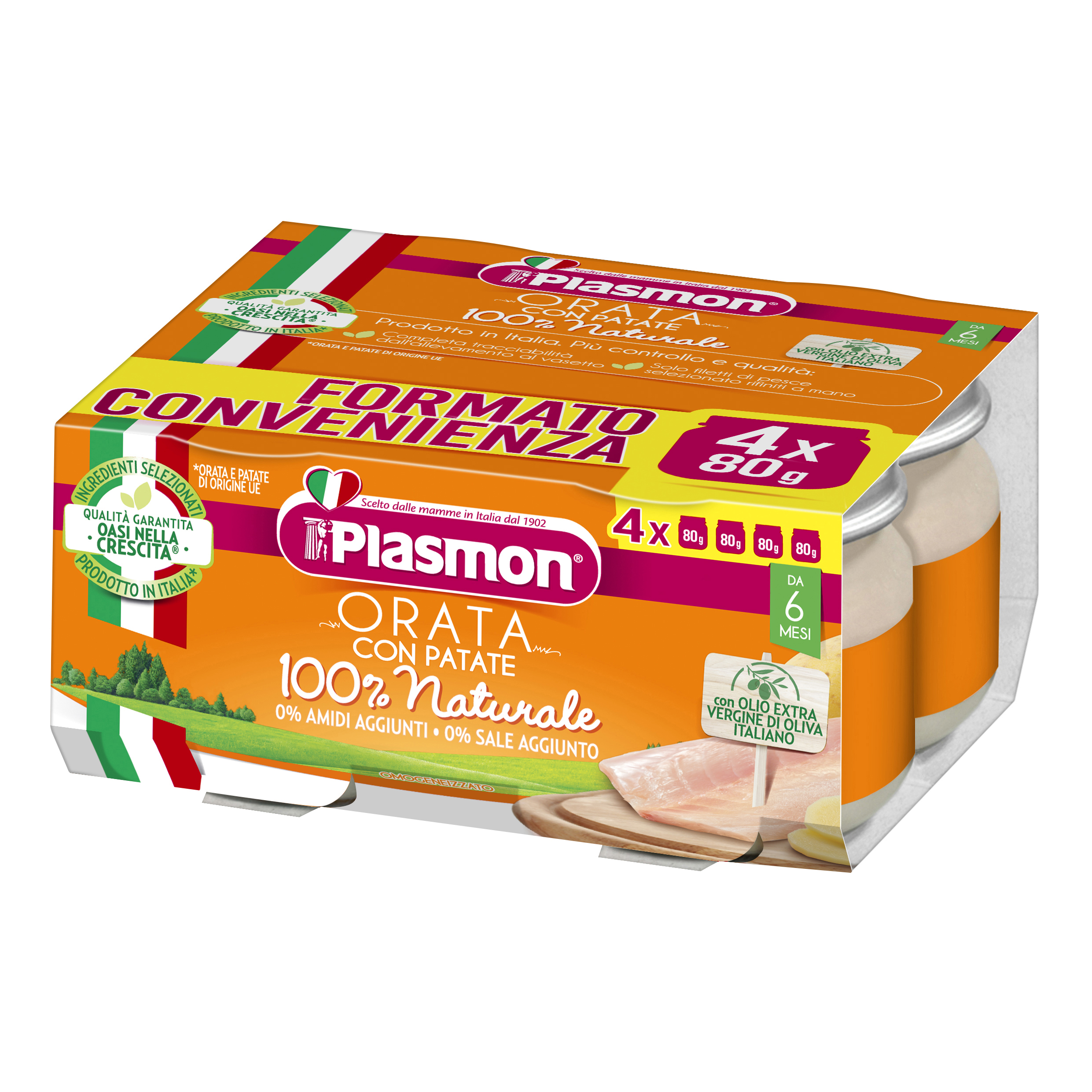 Plasmon orata con patate 4 x 80 g