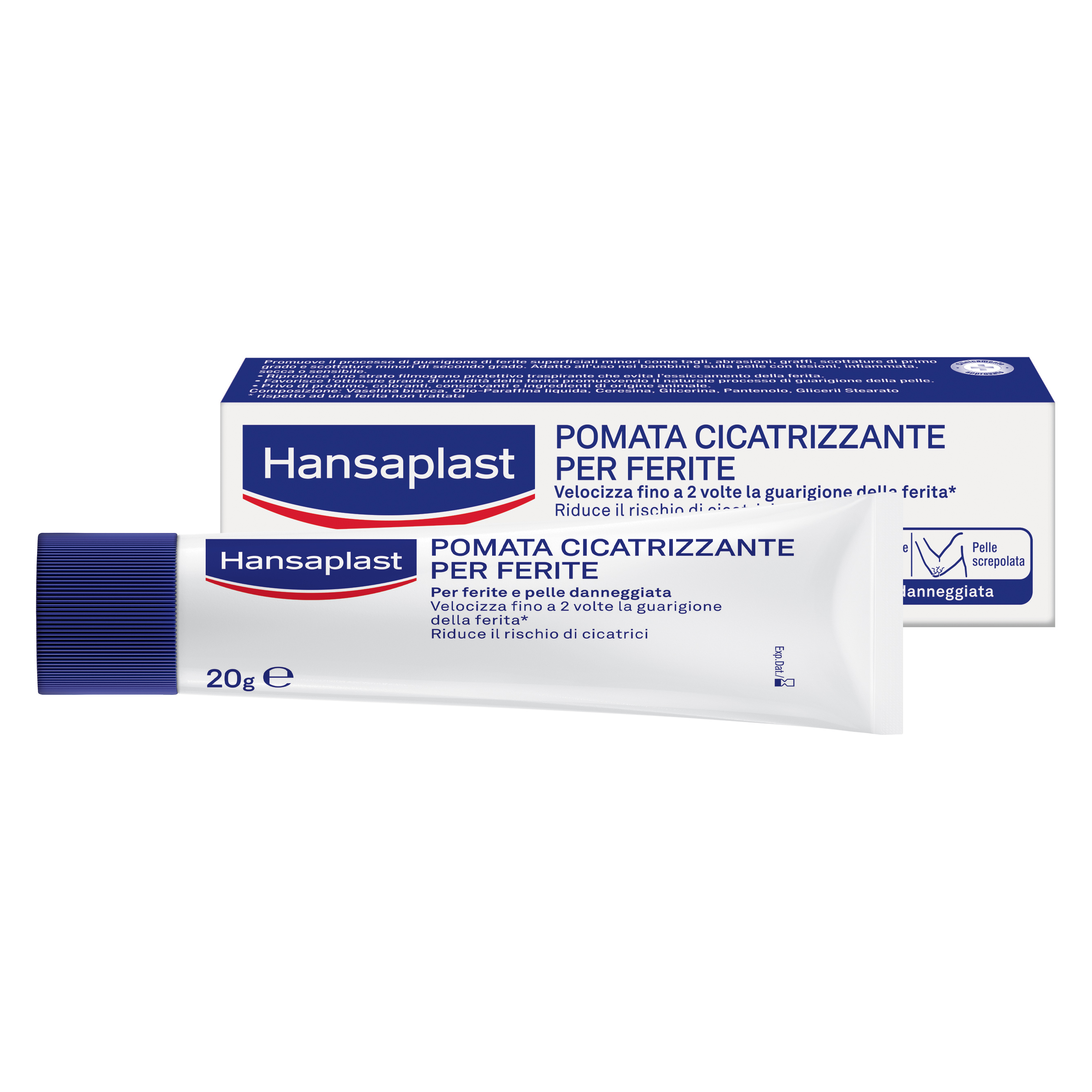 Pomata cicatrizzante per ferite hansaplast 20 g