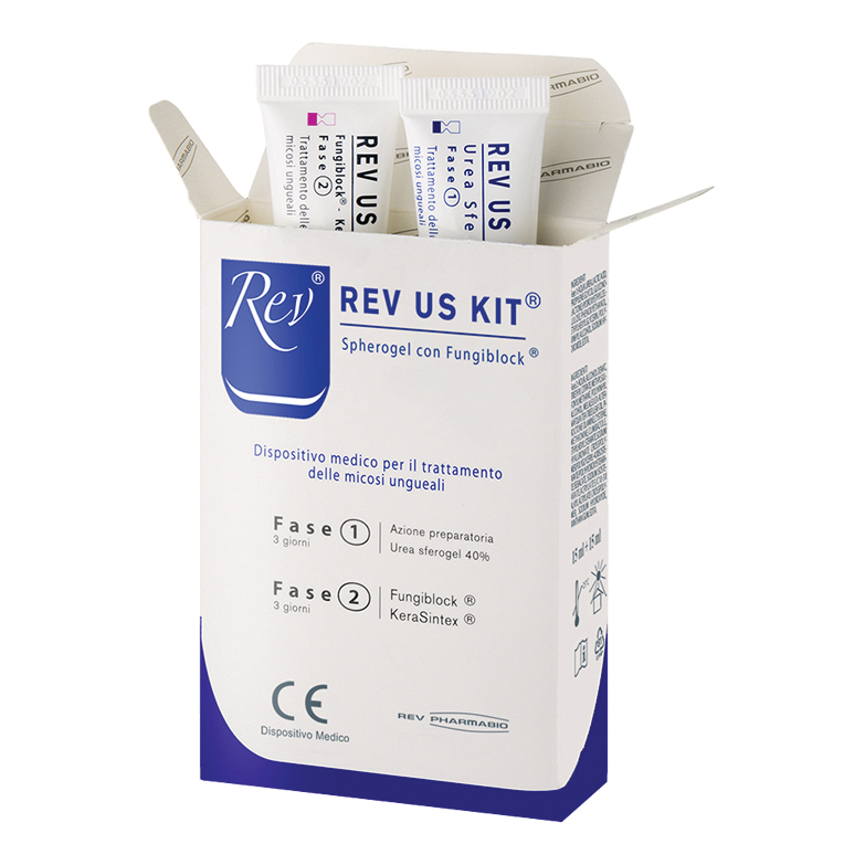 Rev us kit smalto fase 1 15 ml + smalto fase 2 15 ml