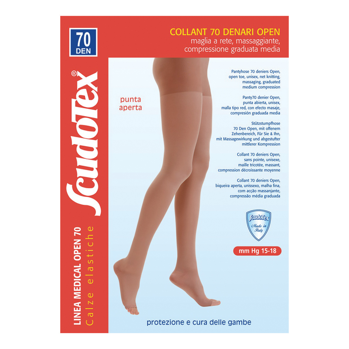 Collant scudotex 70 denari open skin 6