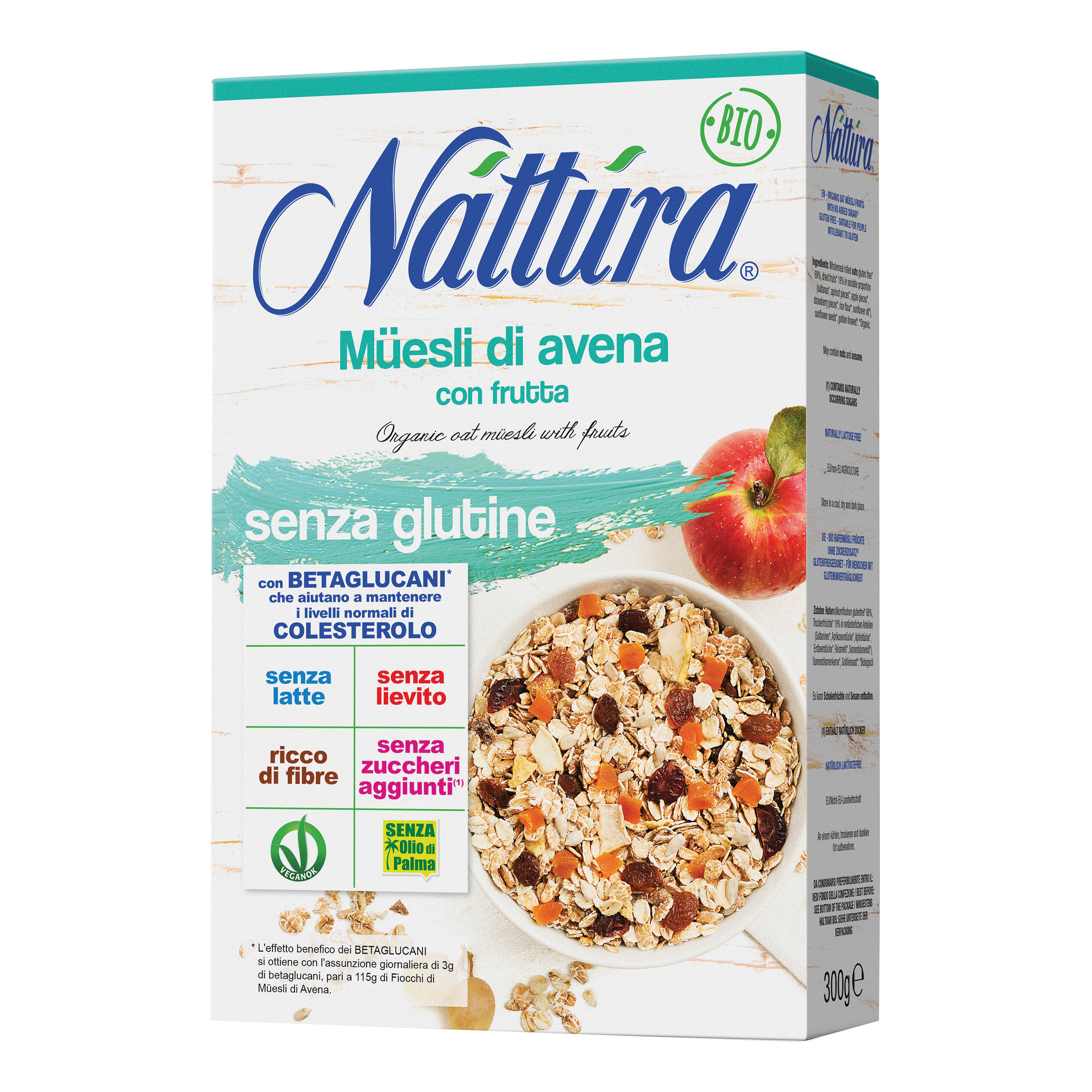 Nattura muesli di avena con frutta 300 g