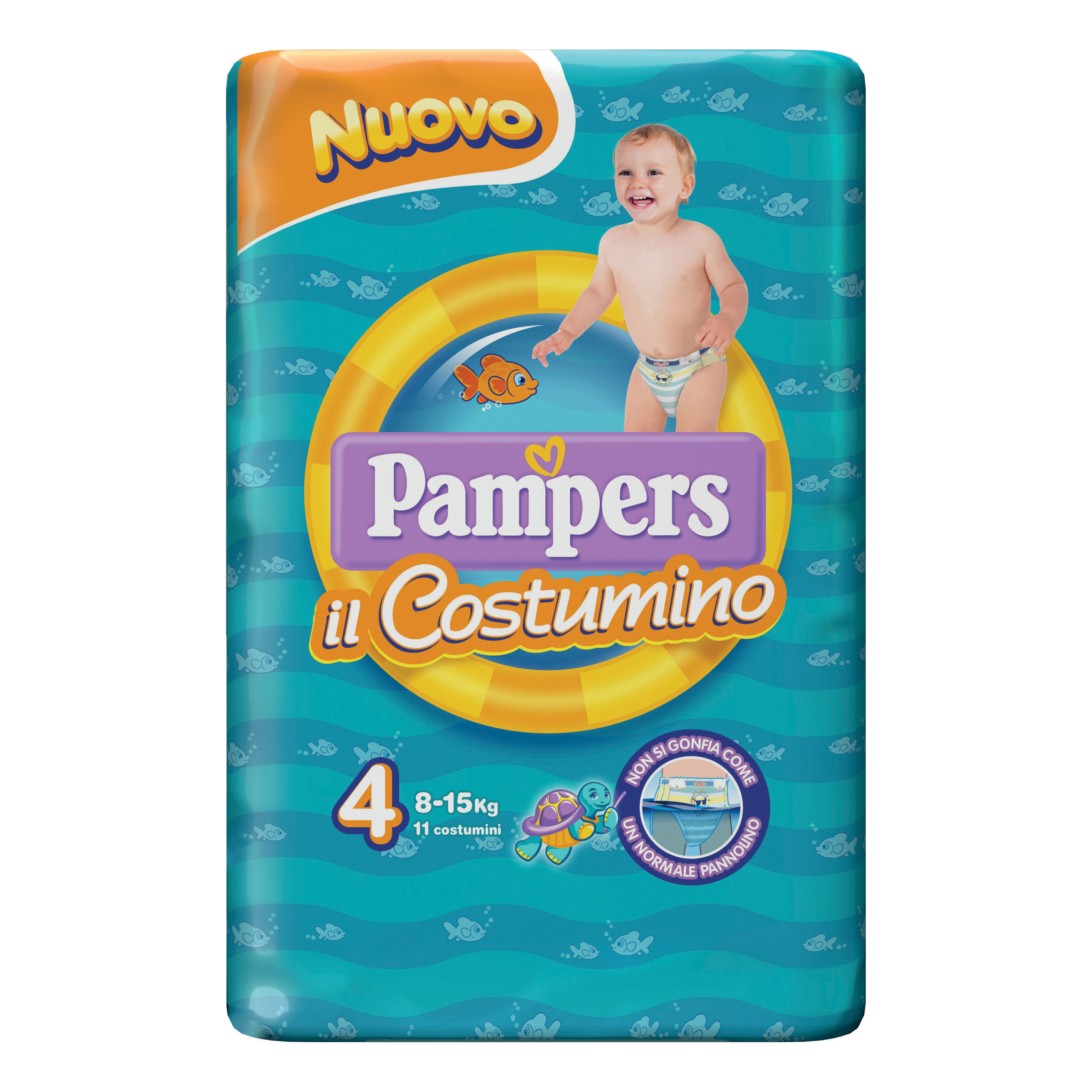 Pampers costumino cp 11 tg4 tg 4 11 pezzi