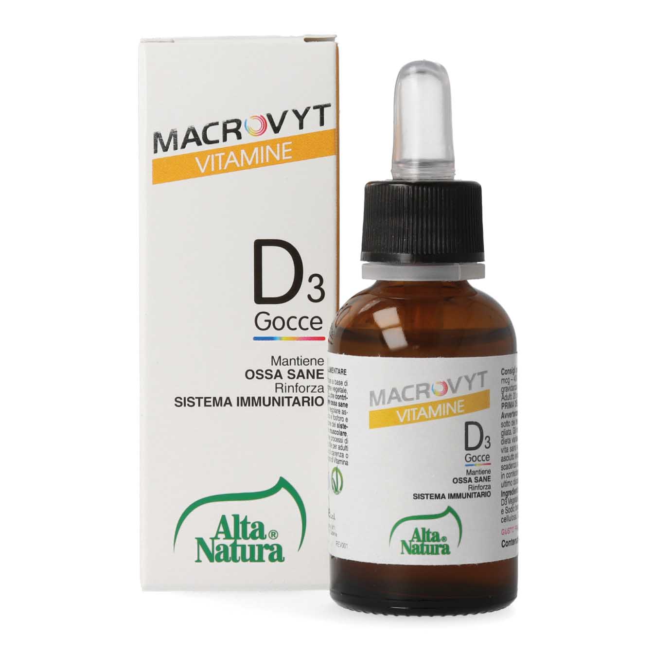 Macrovyt vitamina d3 veg gocce 30 ml