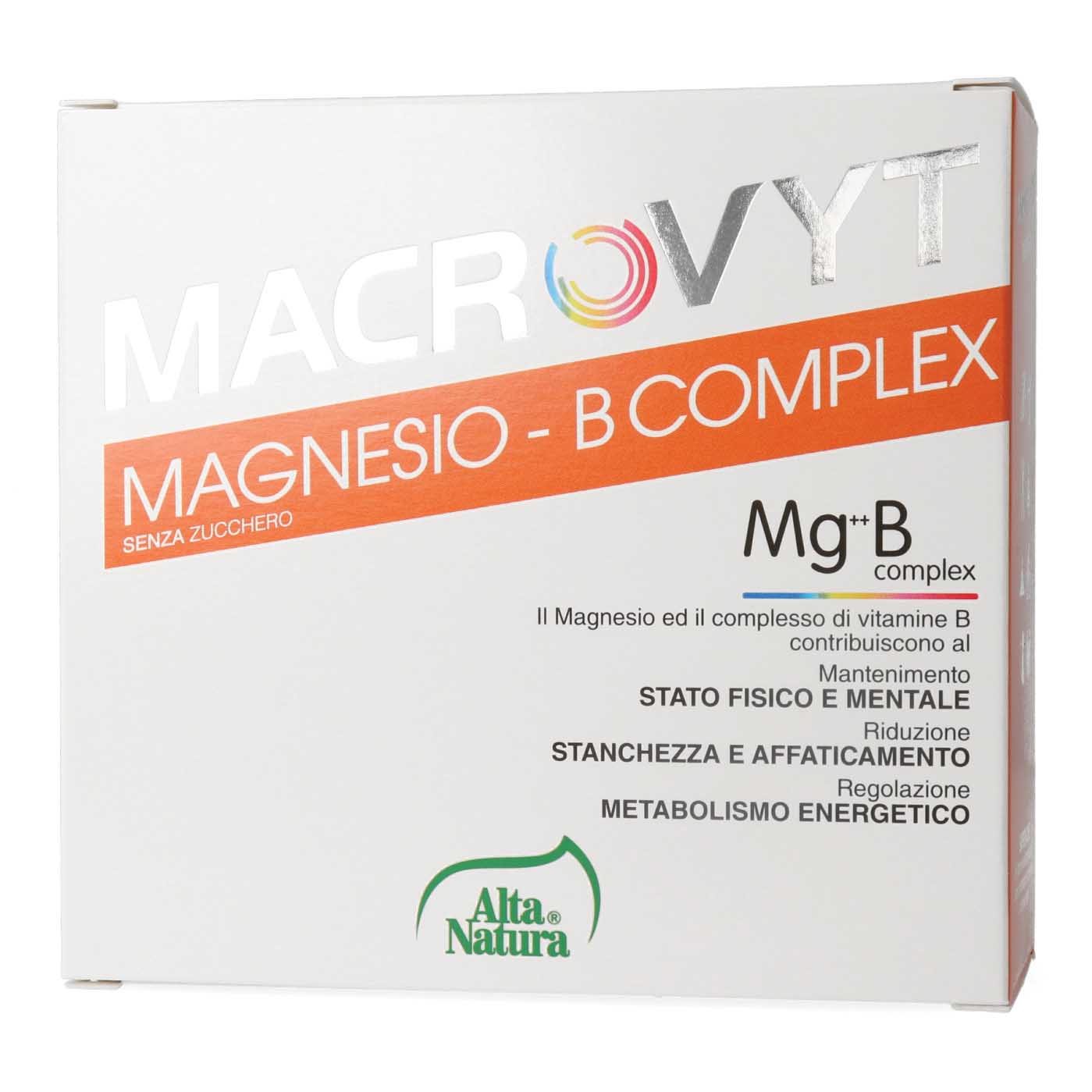 Macrovyt magnesio b complex 18 bustine