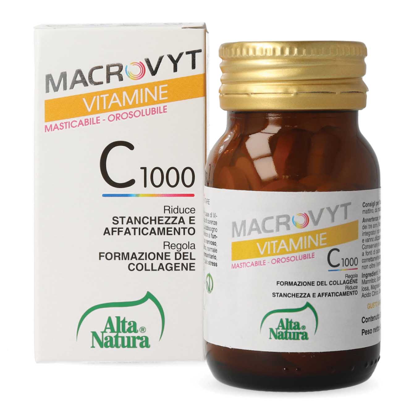 Macrovyt vitamina c 1000 fast & slow 30 compresse