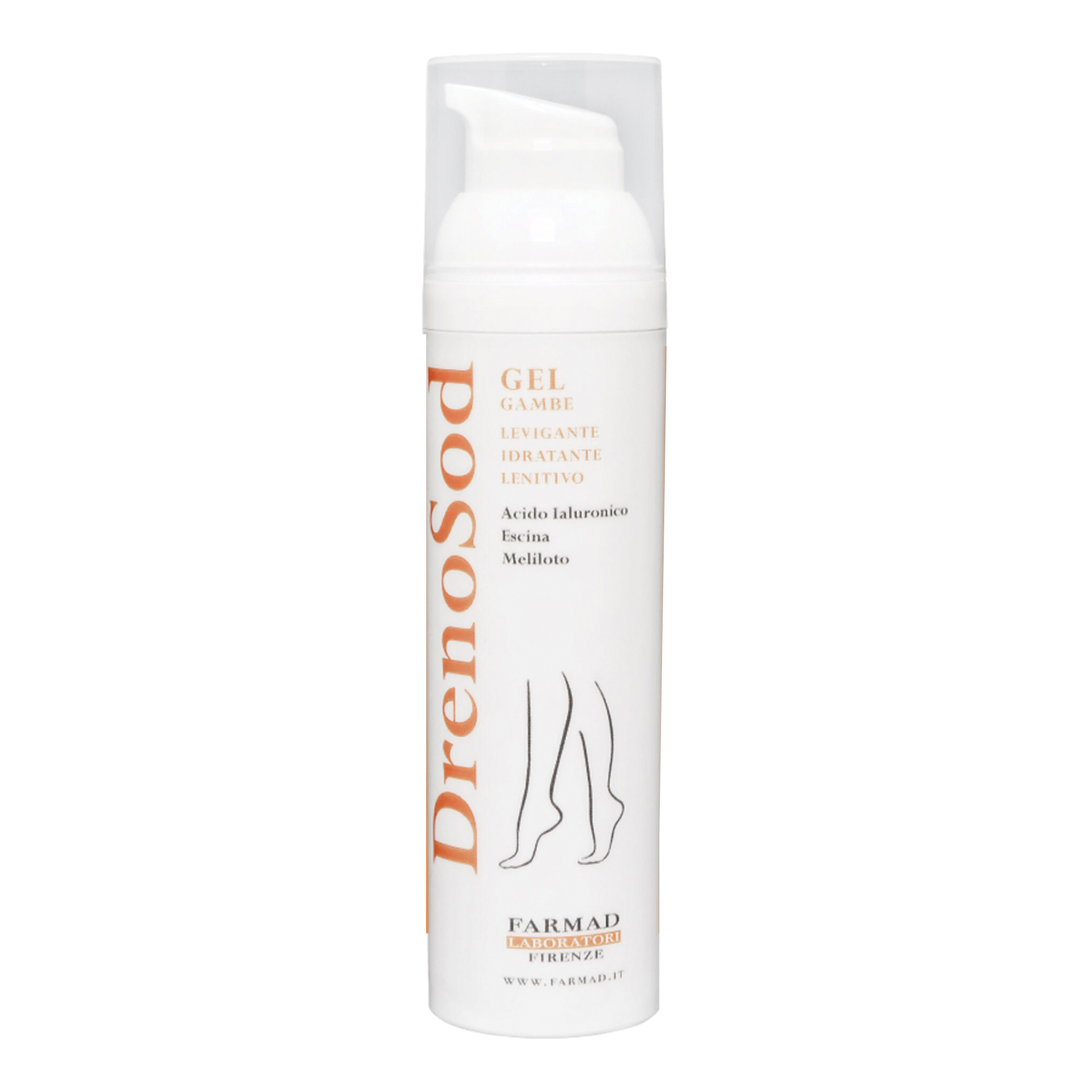 Drenosod gel gambe levigante idratante lenitivo 75 ml