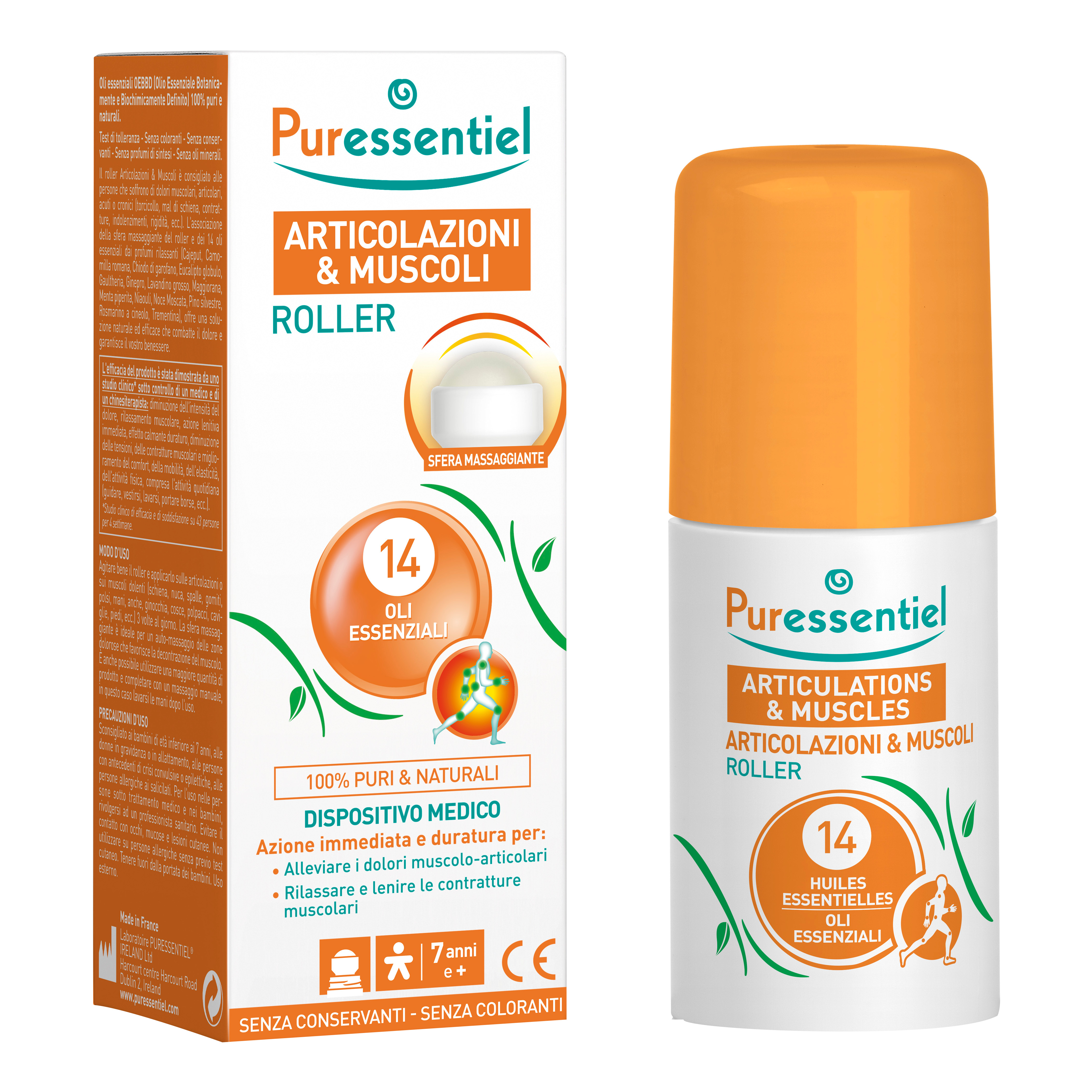 Puressentiel roller articolazioni muscoli 75 ml