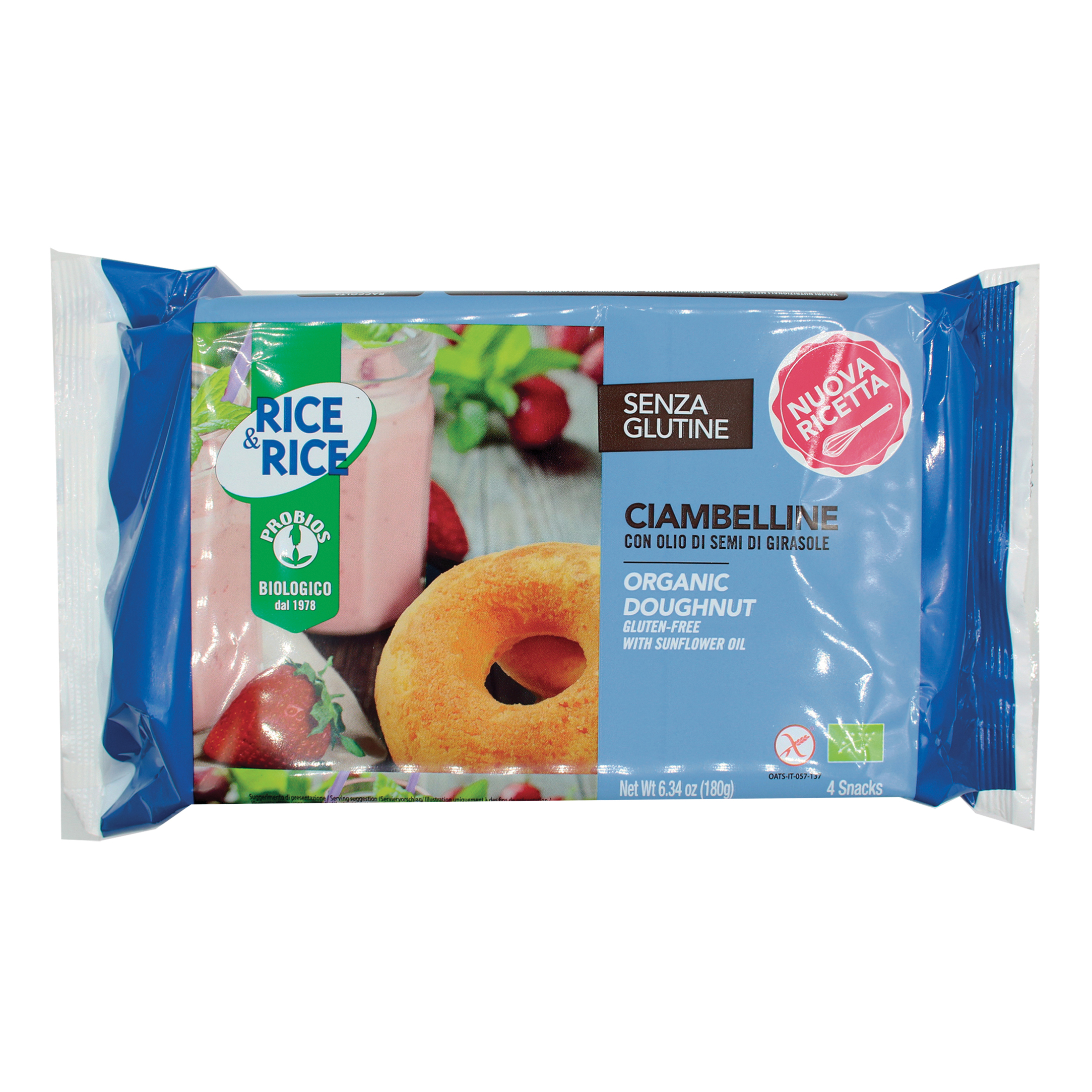 Rice & rice ciambelline 4 x 45 g