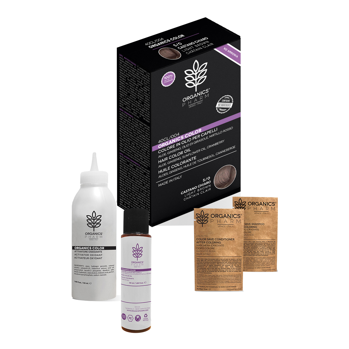Organics pharm organic color 5/0 castano chiaro