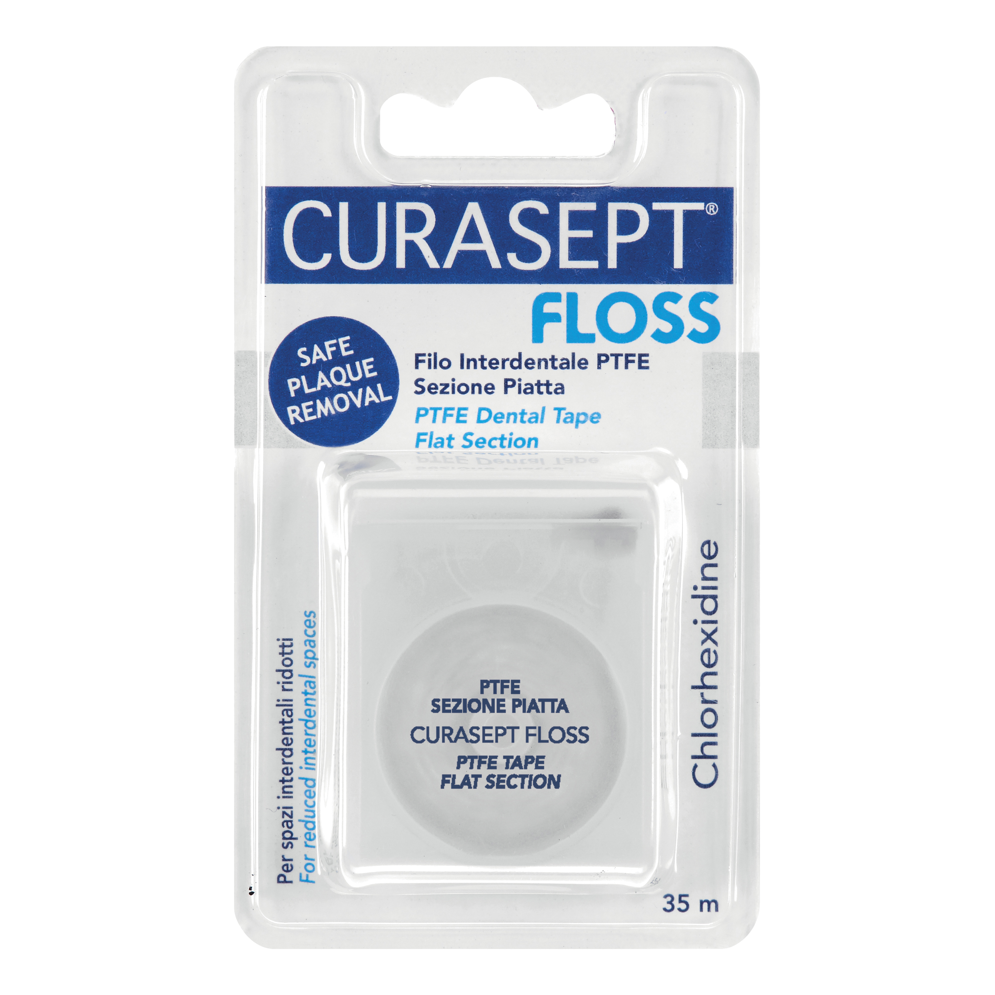 Curasept floss ptfe tape clorexidina