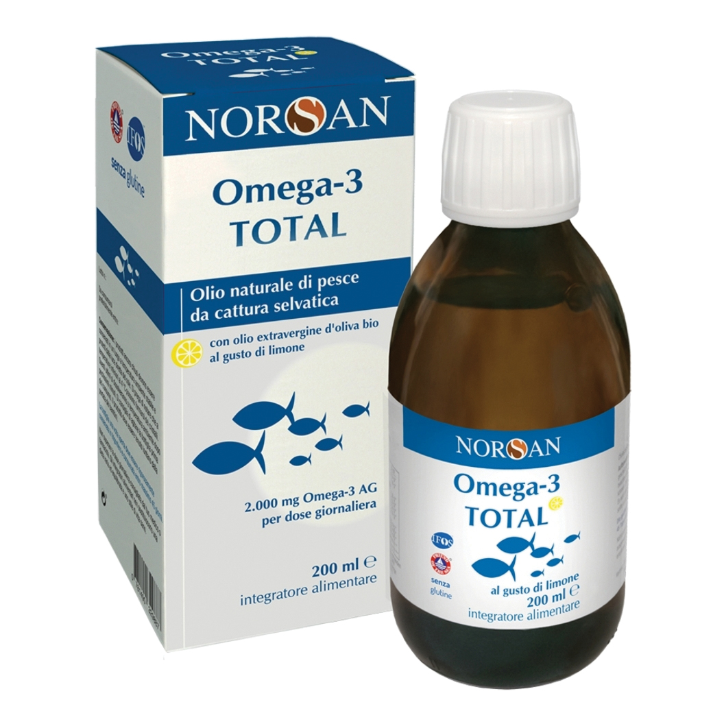 Norsan omega 3 total 200 ml gusto limone