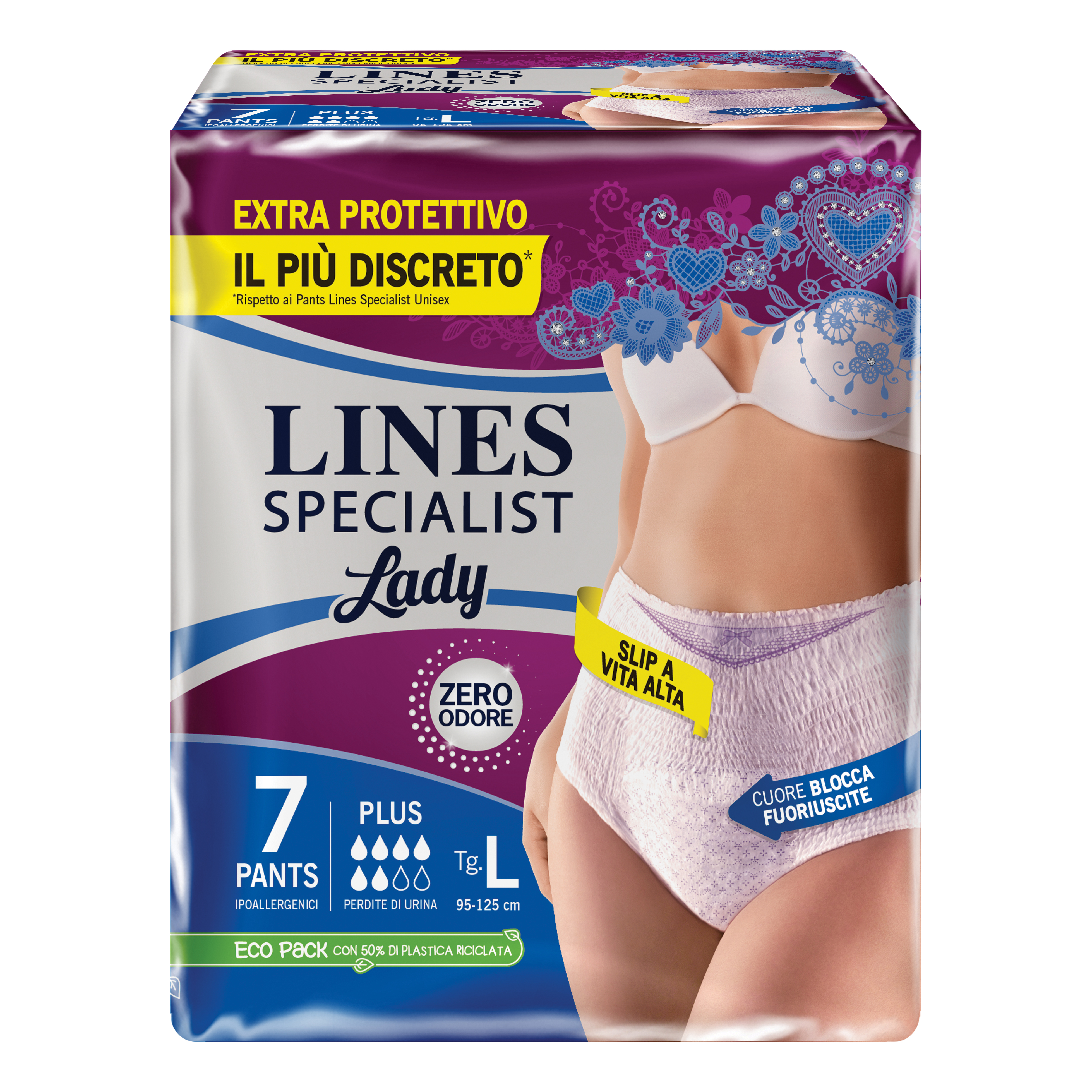 Vendita Lines specialist pants discreet m farma 8 pezzi On Line