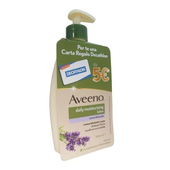 Aveeno crema idratante corpo lavanda pump 300 ml promo