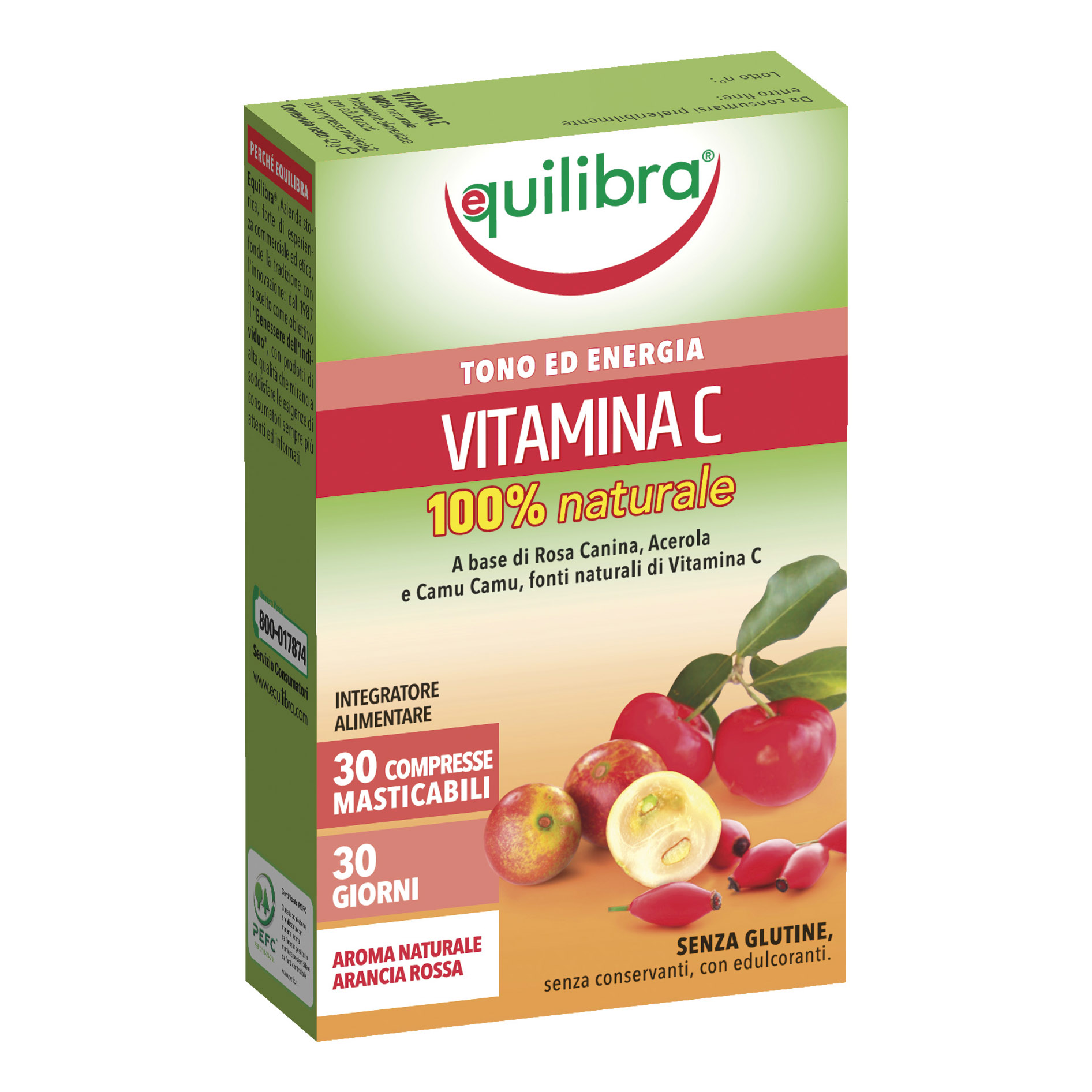 Vitamina c 100% naturale 30 compresse