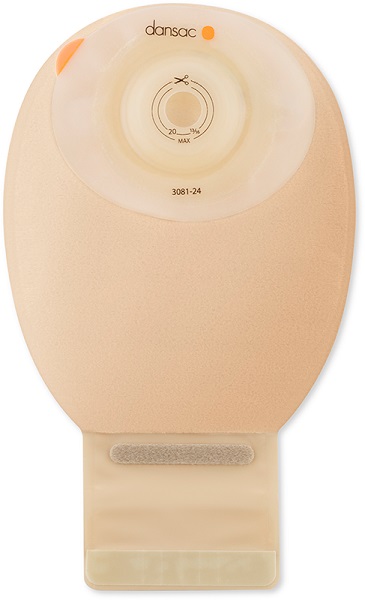 HOLLISTER SpA Dansac novalife tre 1 sacca aperta opaca softconvex midi per ileostomia con finestra ritagliabile 15-24mm 350 ml 10 pezzi