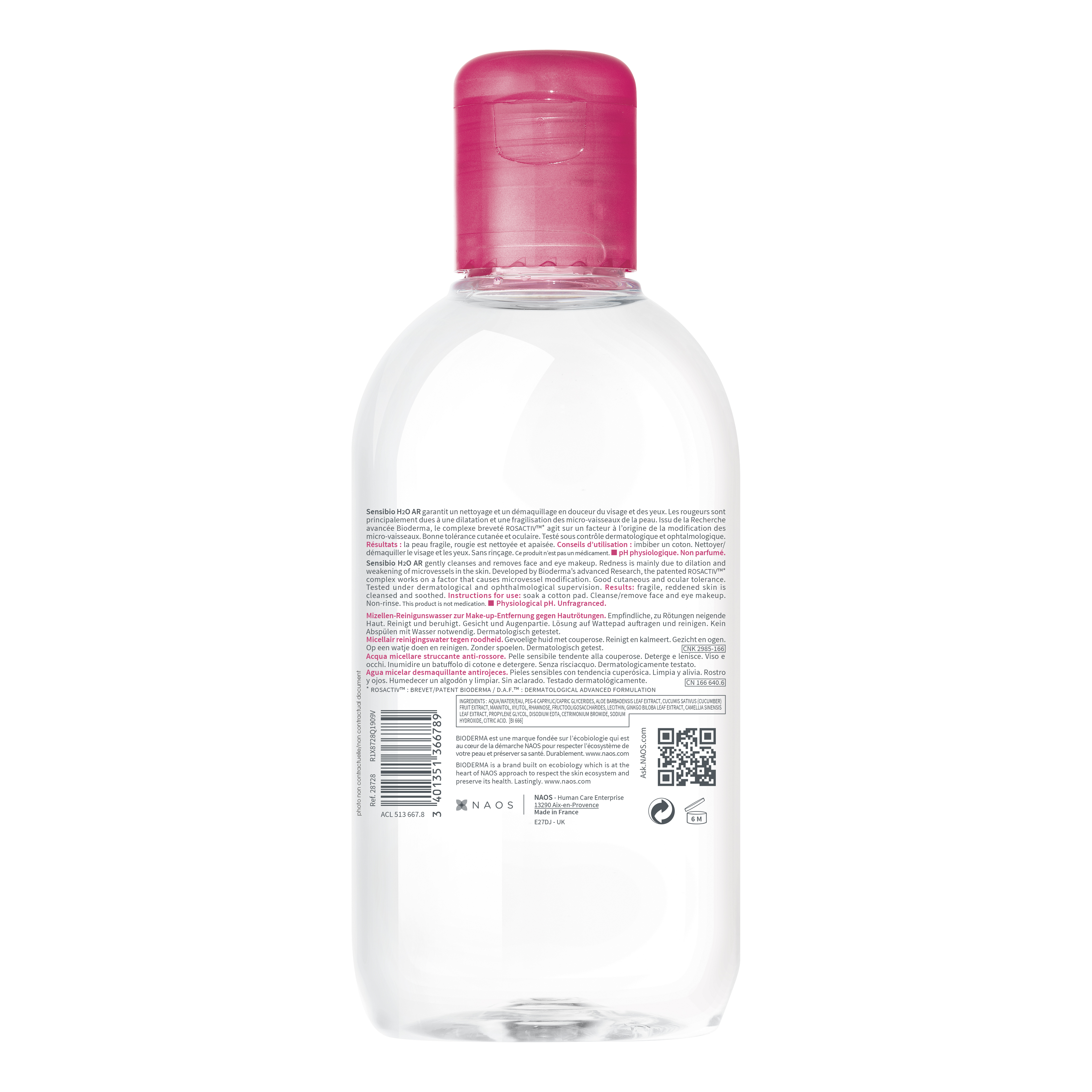 Sensibio h20 ar 250 ml