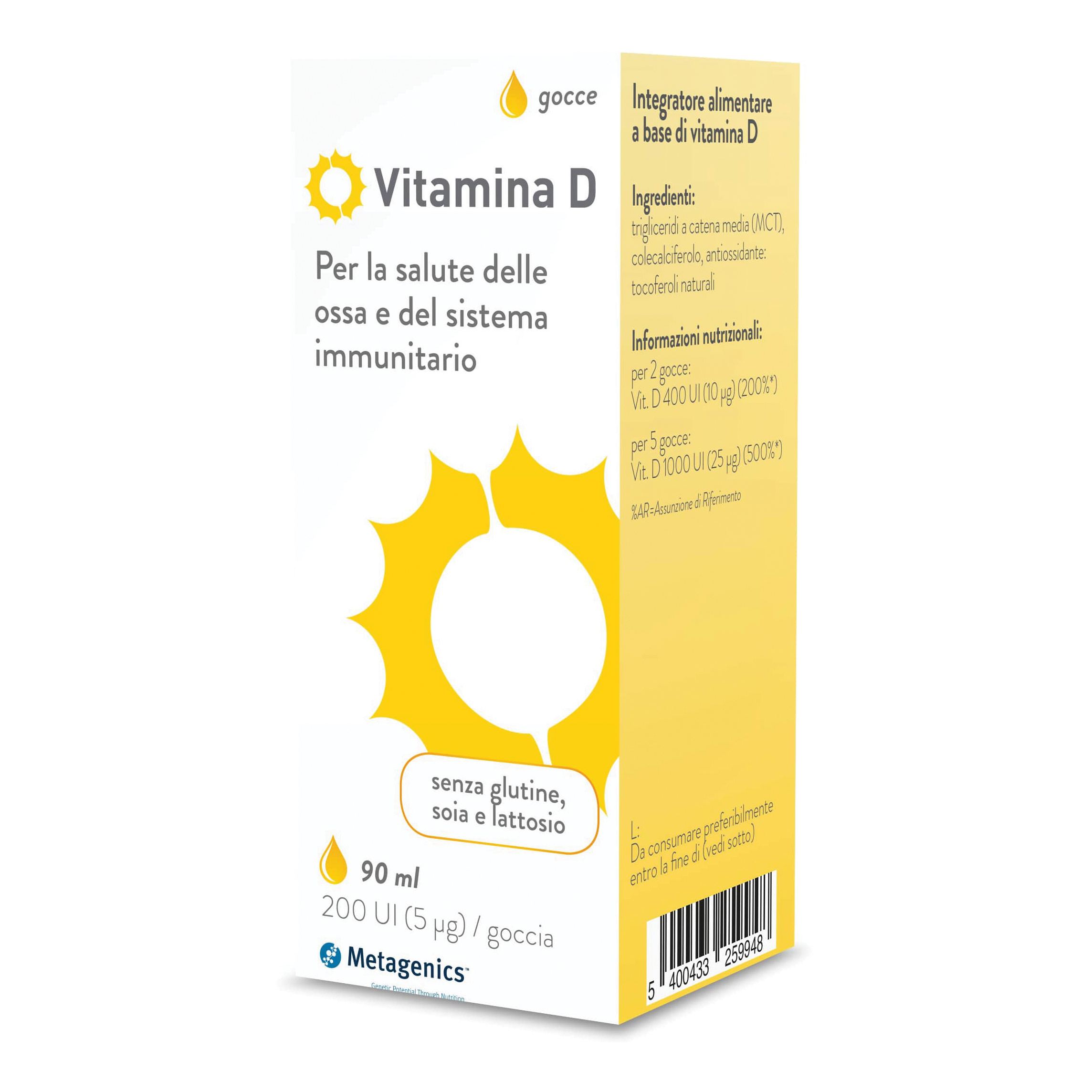 Vitamina d liquido 90 ml