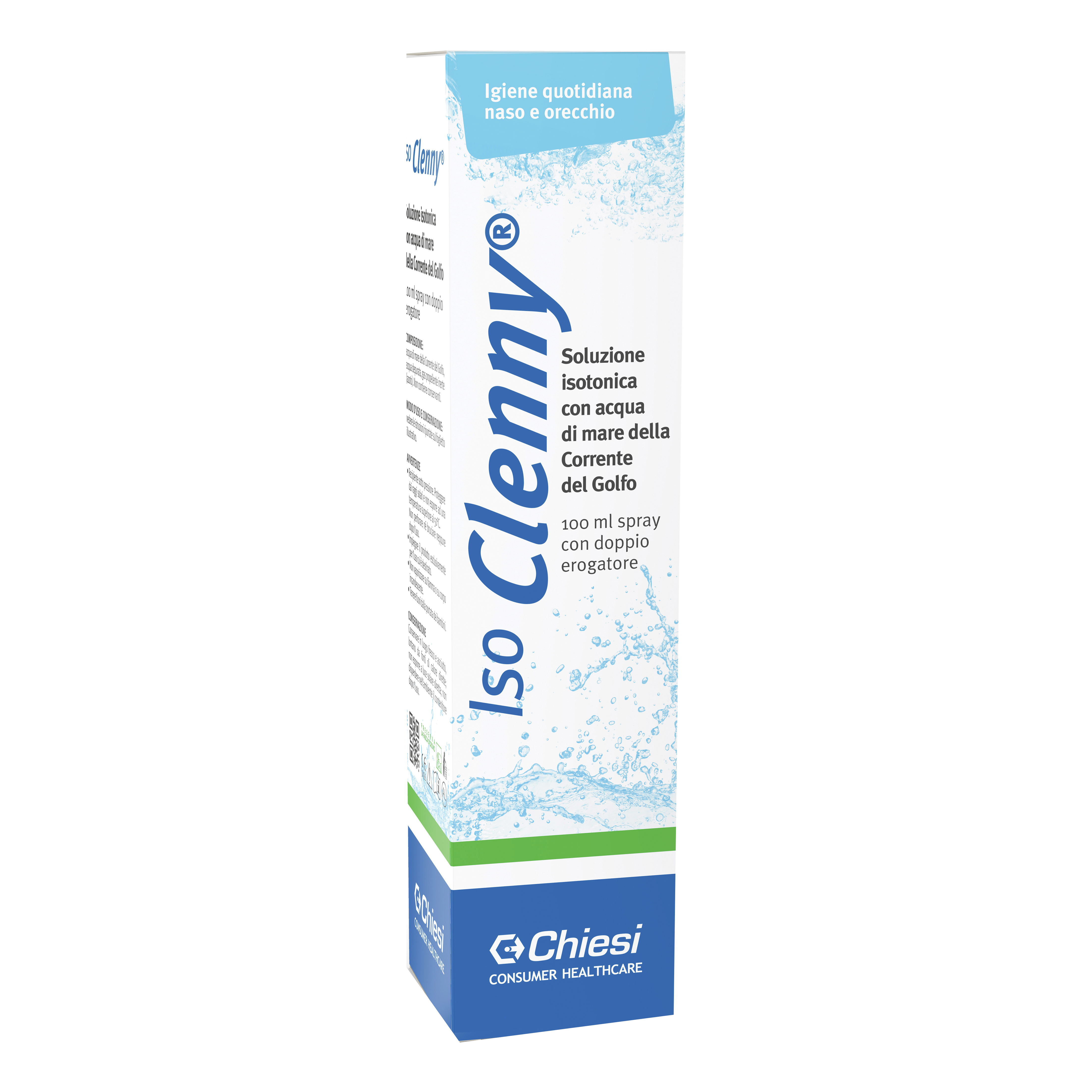 Iso clenny soluzione isotonica biomarina spray doppio erogatore 100 ml