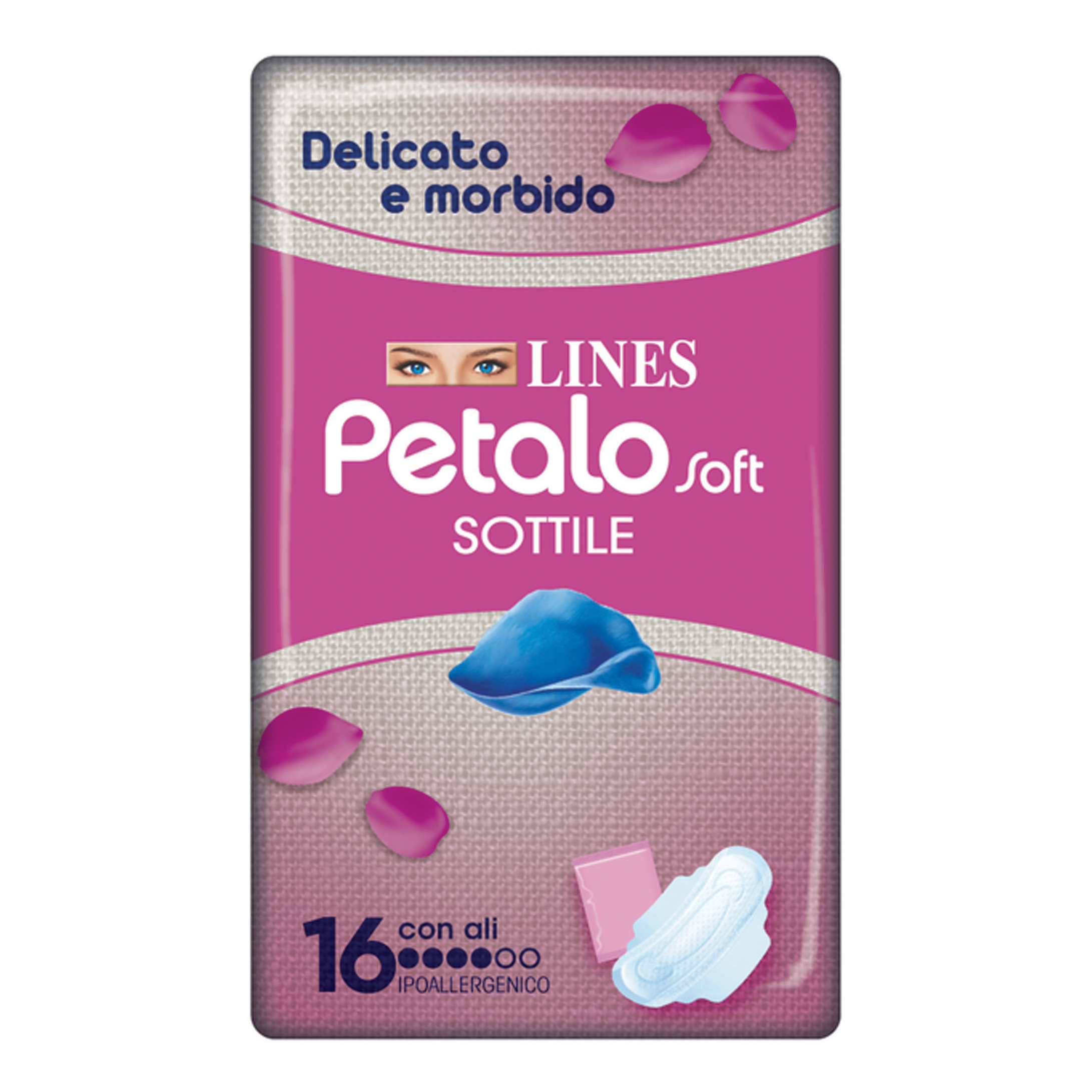 Lines petalo soft ali 16 pezzi