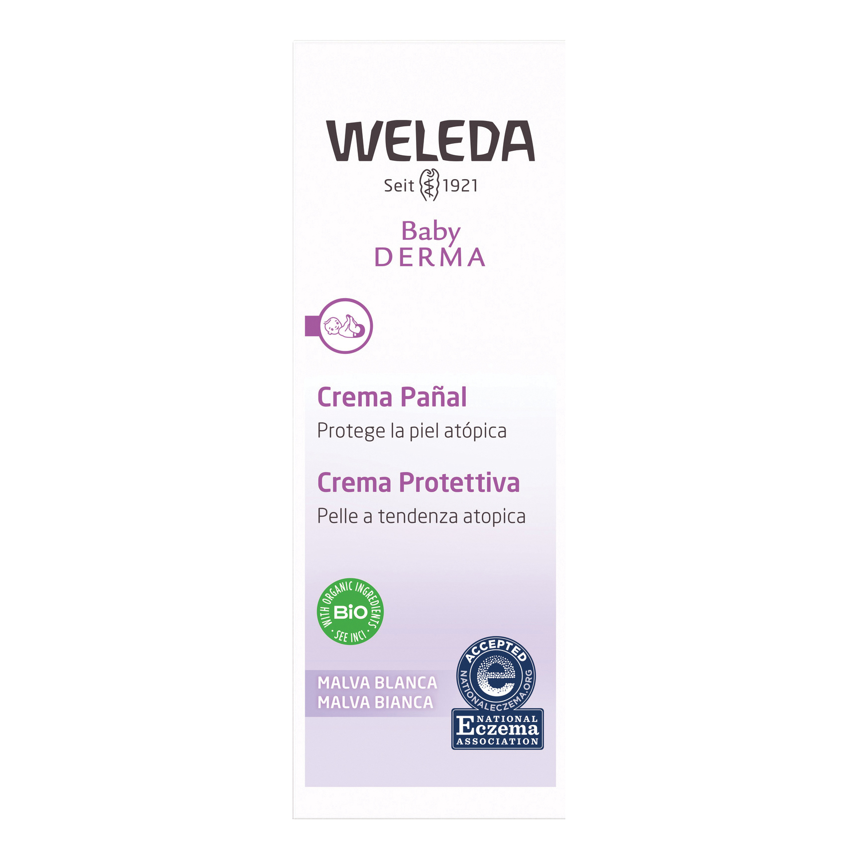 Baby derma crema protettiva malva bianca 50 ml