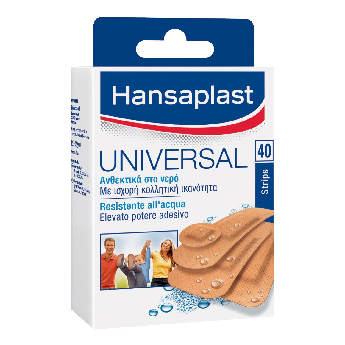 Cerotto hansaplast universal assortiti 40 pezzi