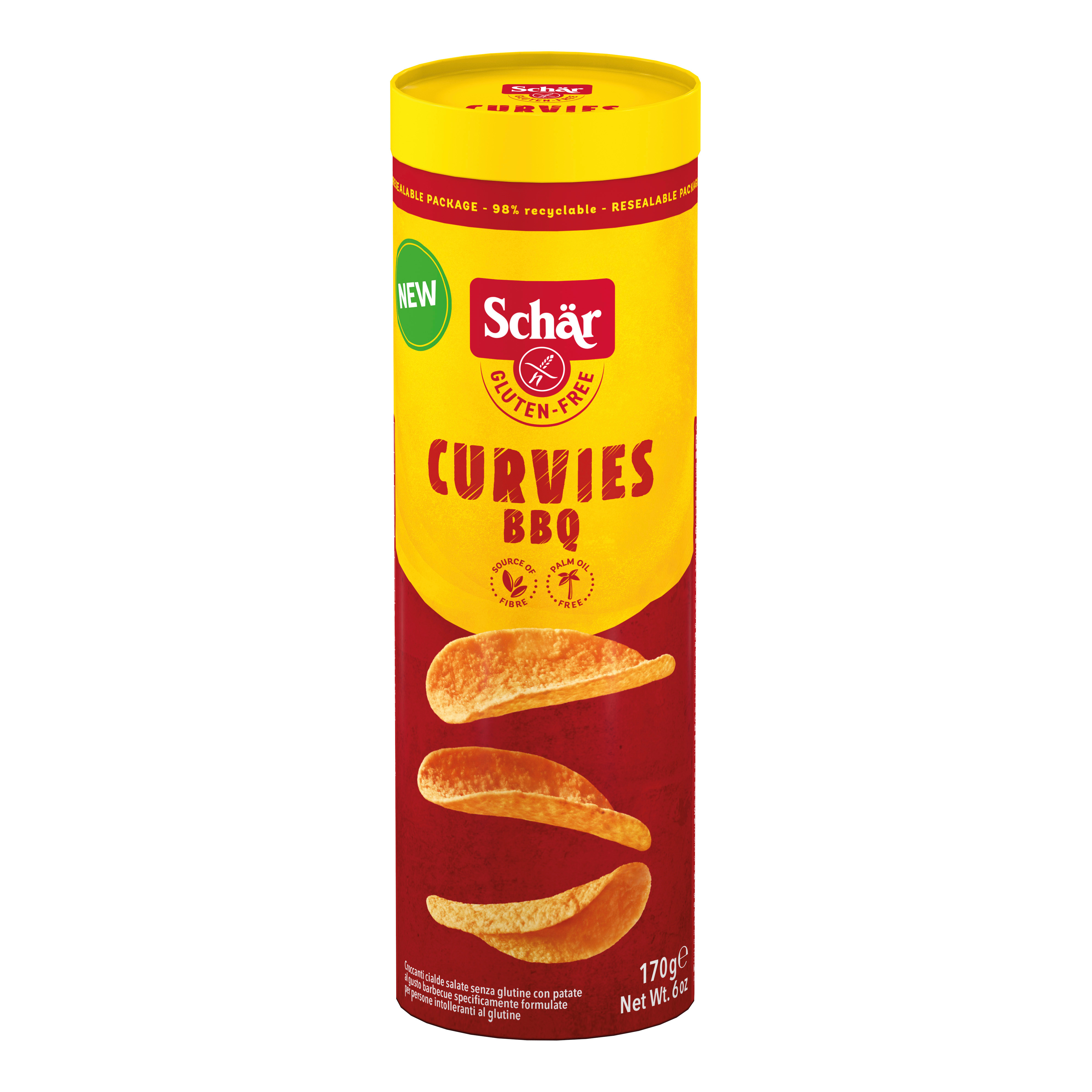 Schar curvies bbq 170 g