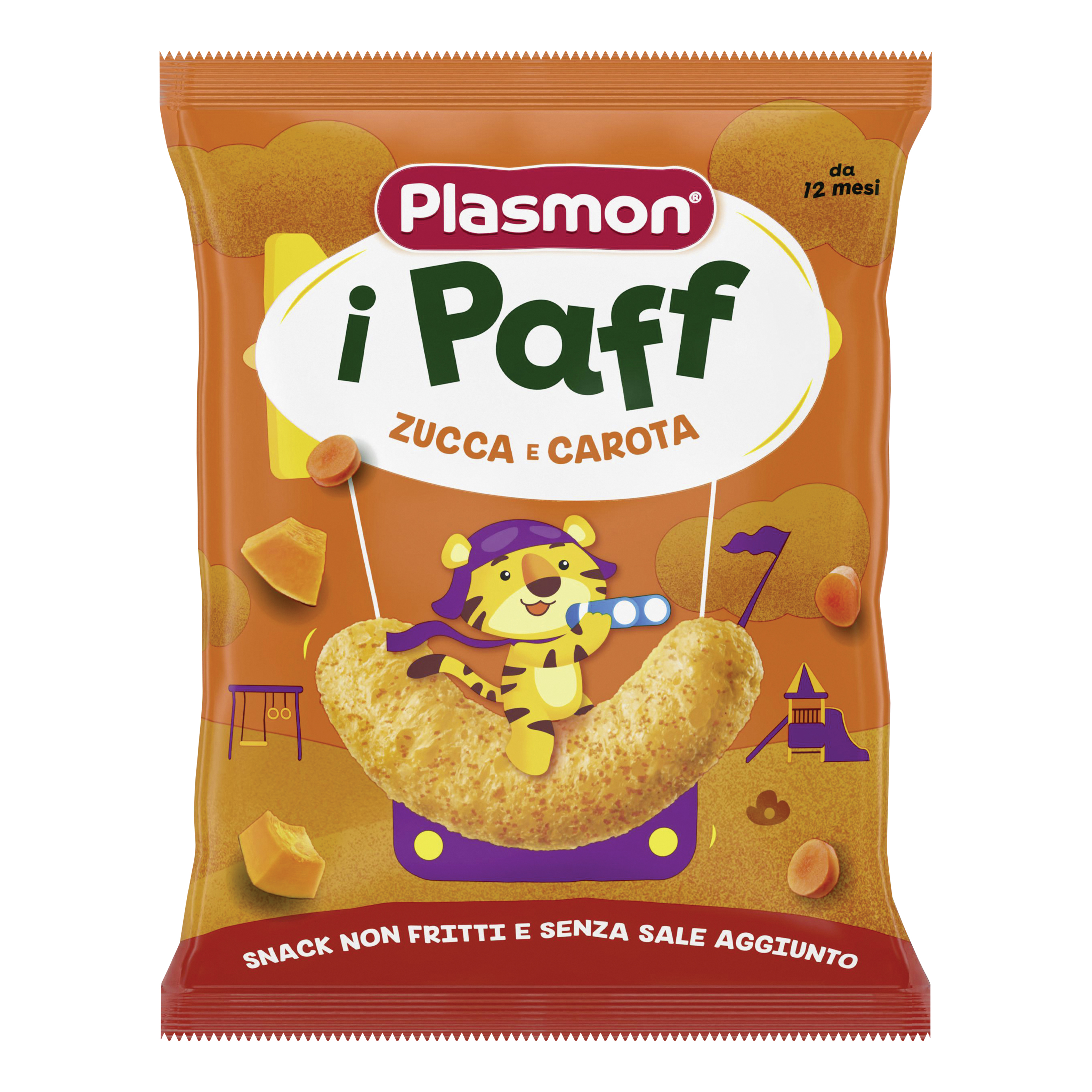 Plasmon dry snack paff zucca carote 15 g
