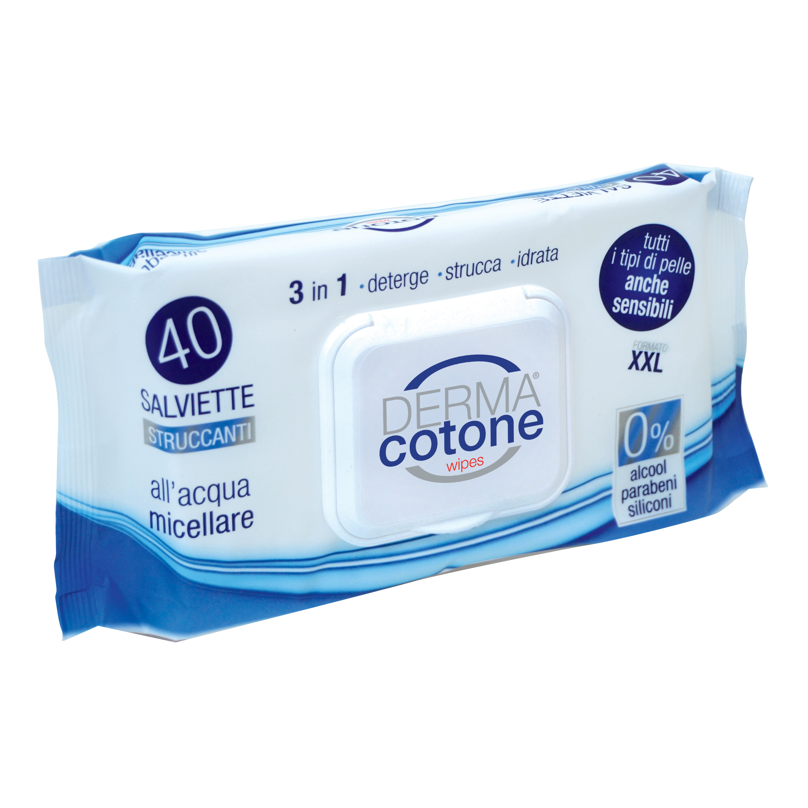 Dermacotone salviettine micellare pop up 40 pezzi