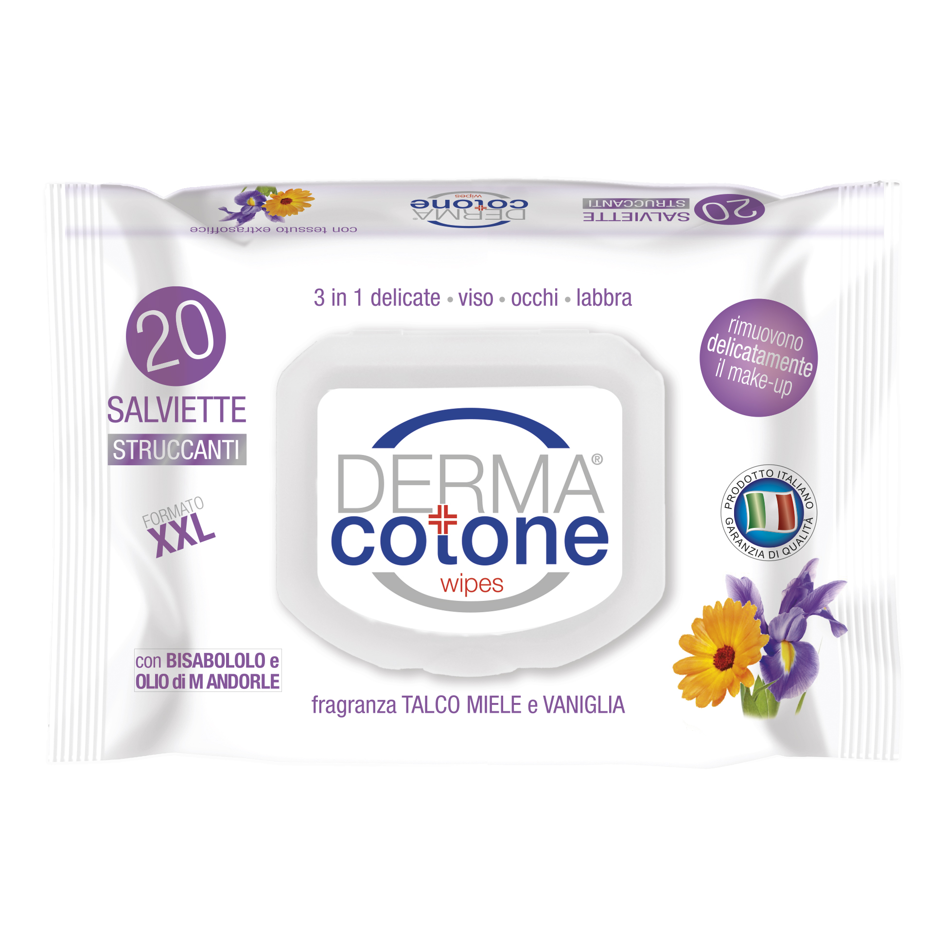 Dermacotone salviettine struccanti pop up 20 pezzi