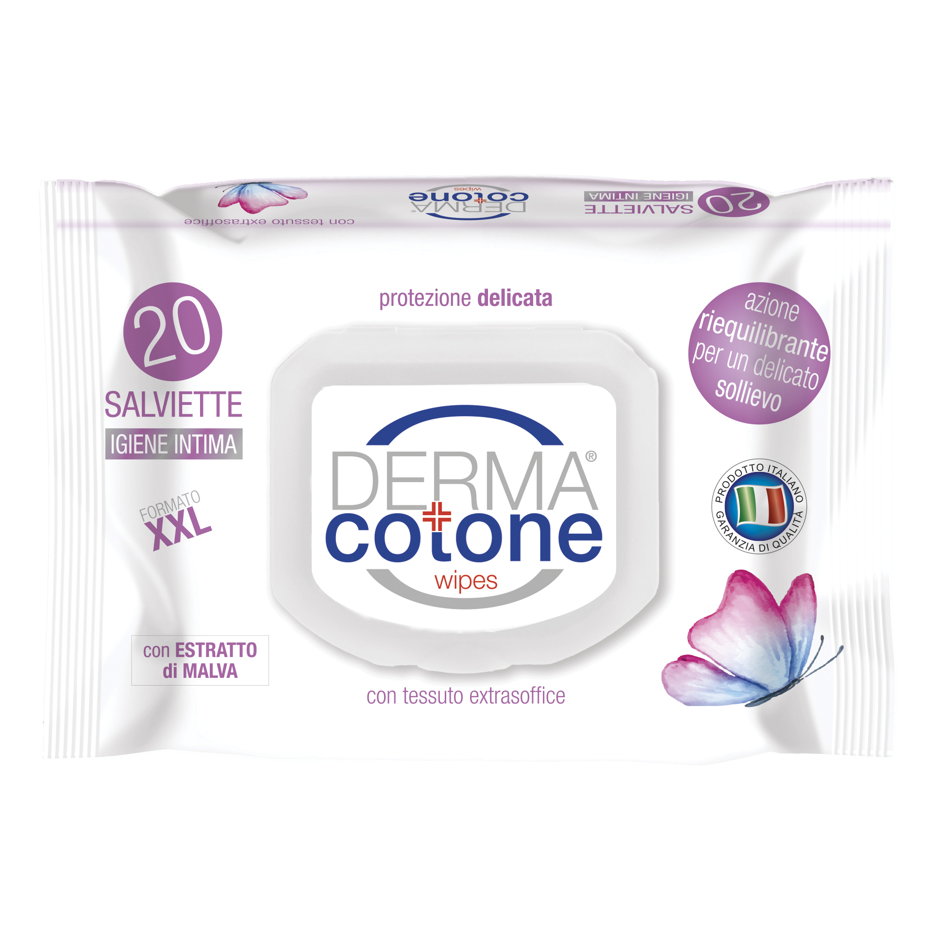 Dermacotone salviettine intime pop up 20 pezzi