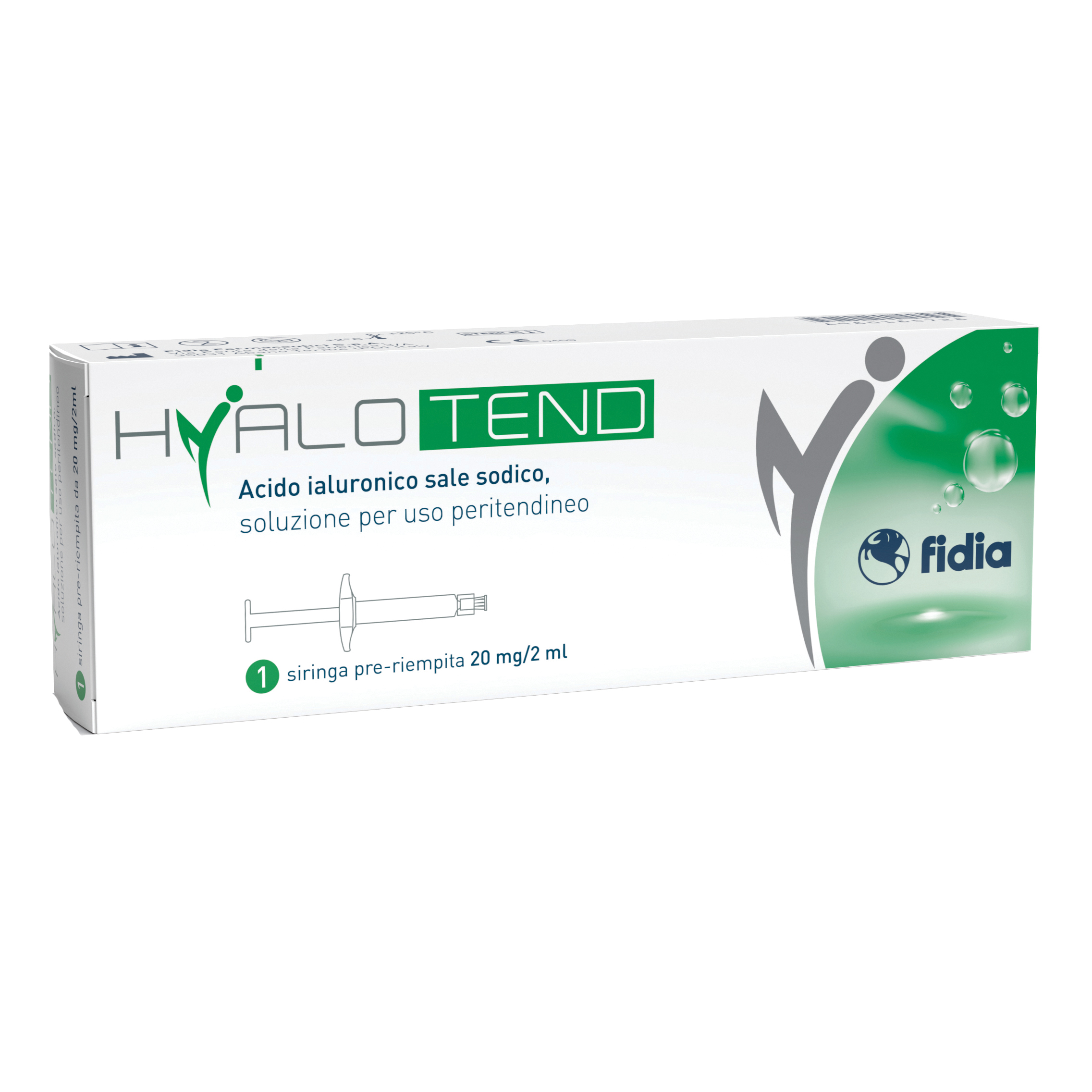 Siringa intra-articolare hyalotend 20mg/2ml 1 pezzo