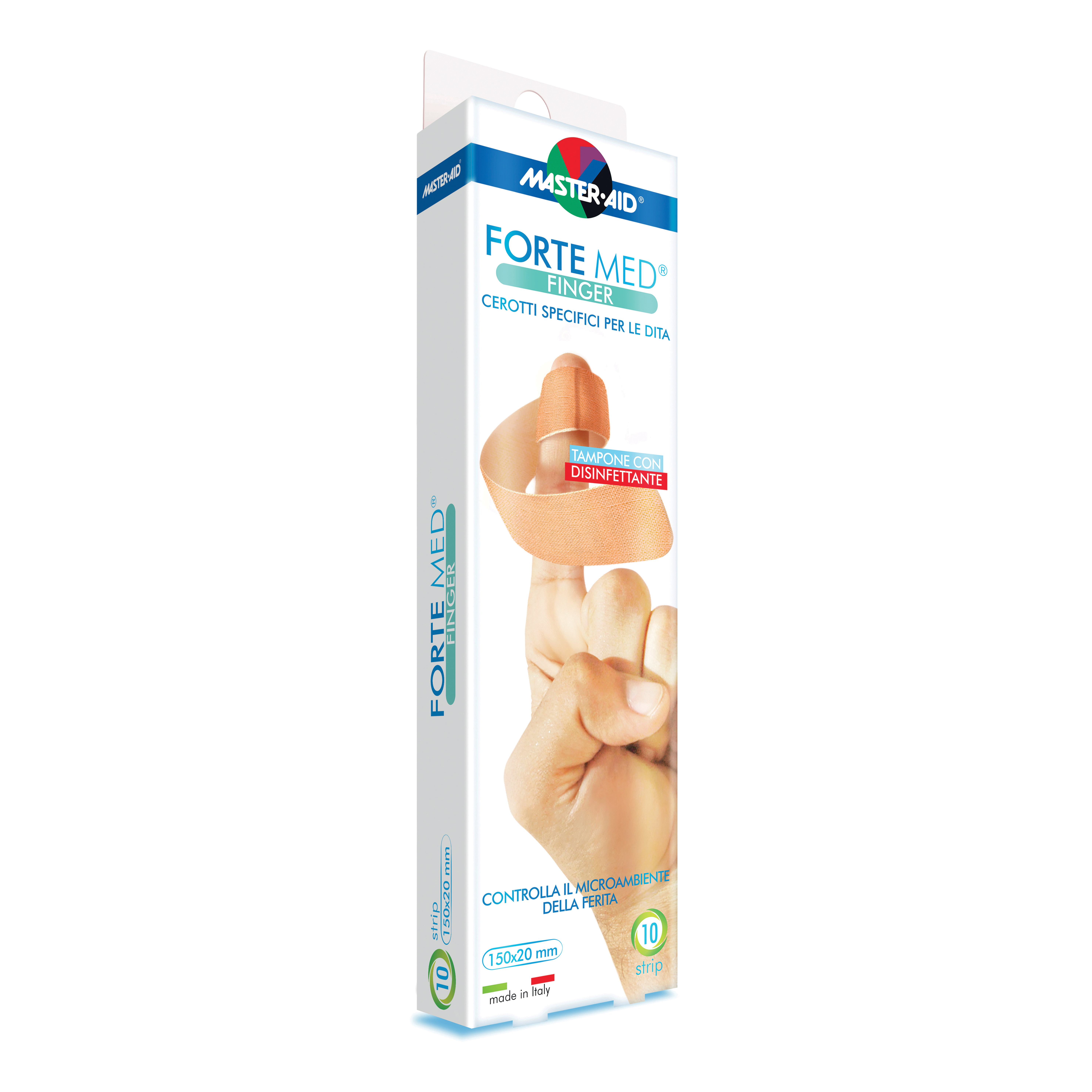 Cerotto master-aid elastic finger 10 pezzi