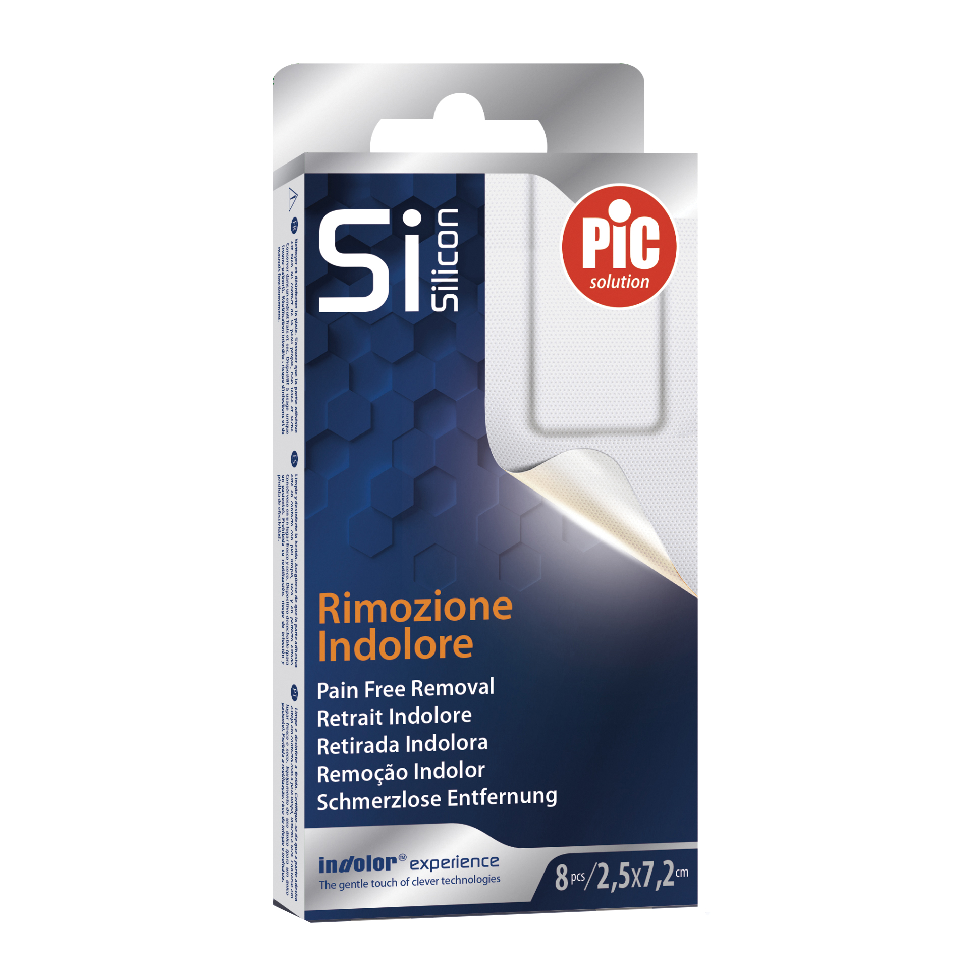 Cerotto pic strip siliconico 25x72 8 pezzi