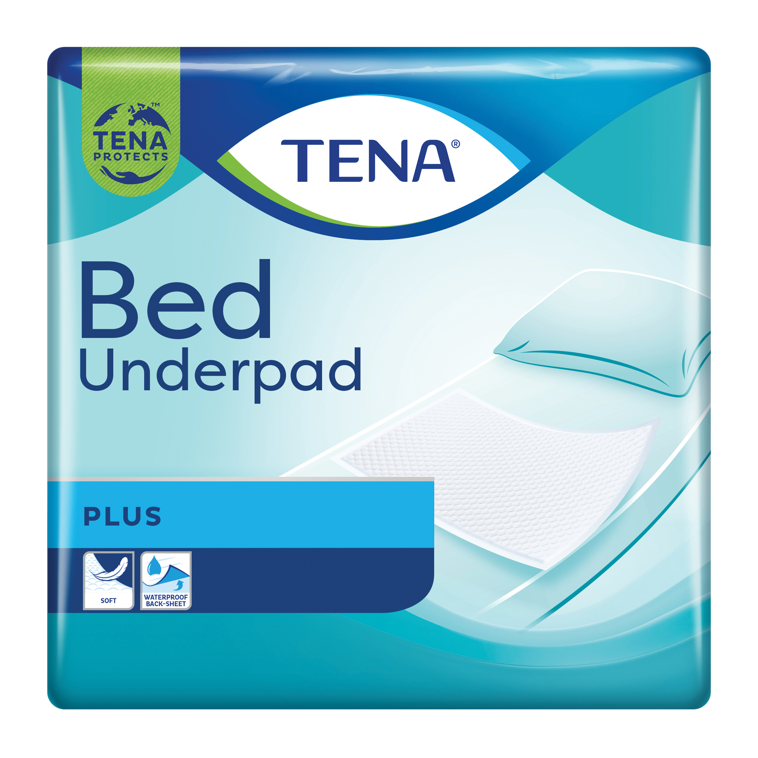 Traversa per incontinenza tena bed plus 60x40cm 40 pezzi