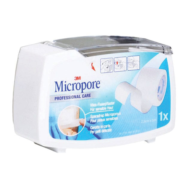 Cerotto in carta 3m micropore surgical tape m5x25mm dispenser