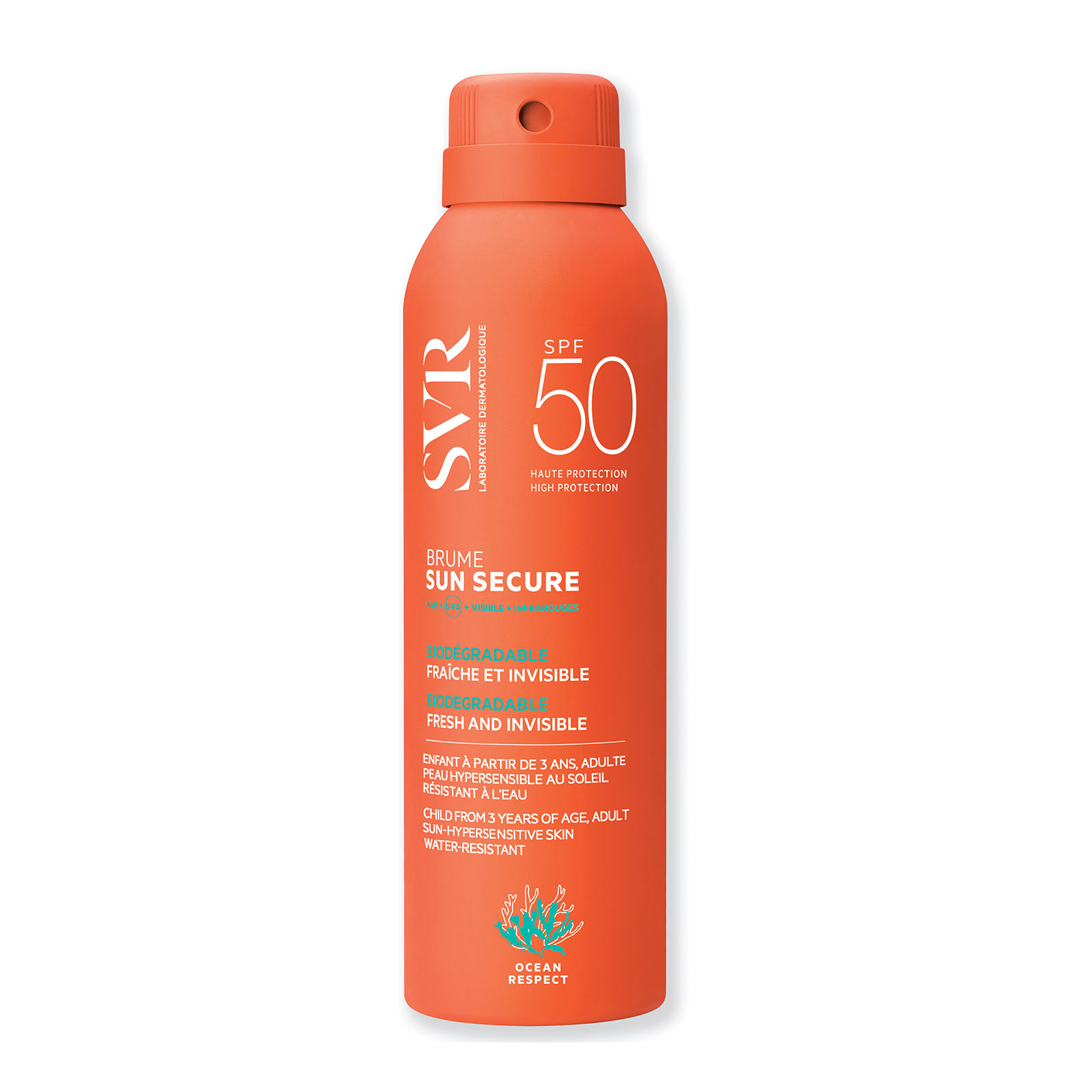 Sun secure brume spf50+ nuova formula 200 ml