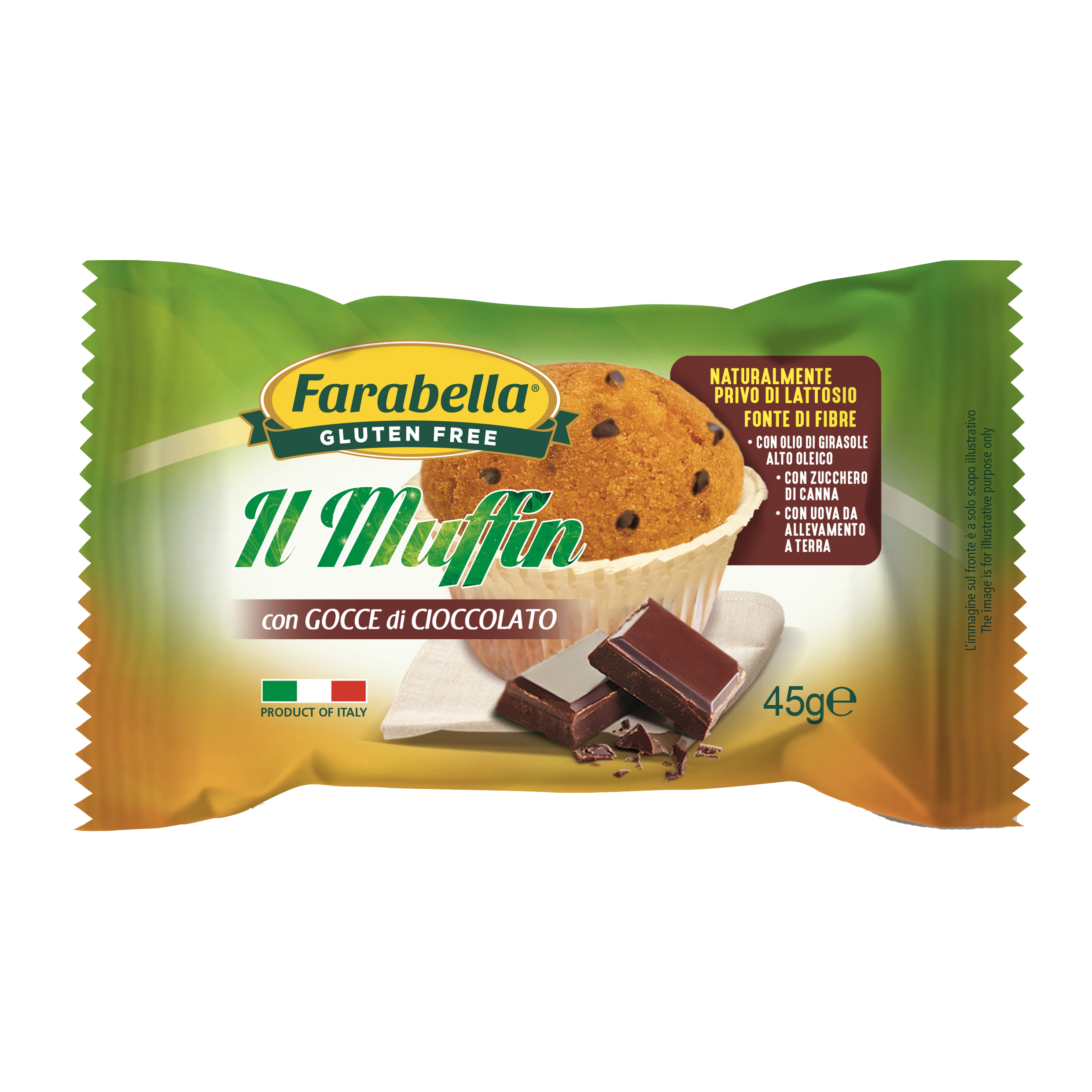 Farabella muffin gocce di cioccolato 45 g