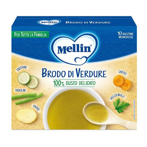 Mellin brodo di verdure 10 x 8 g