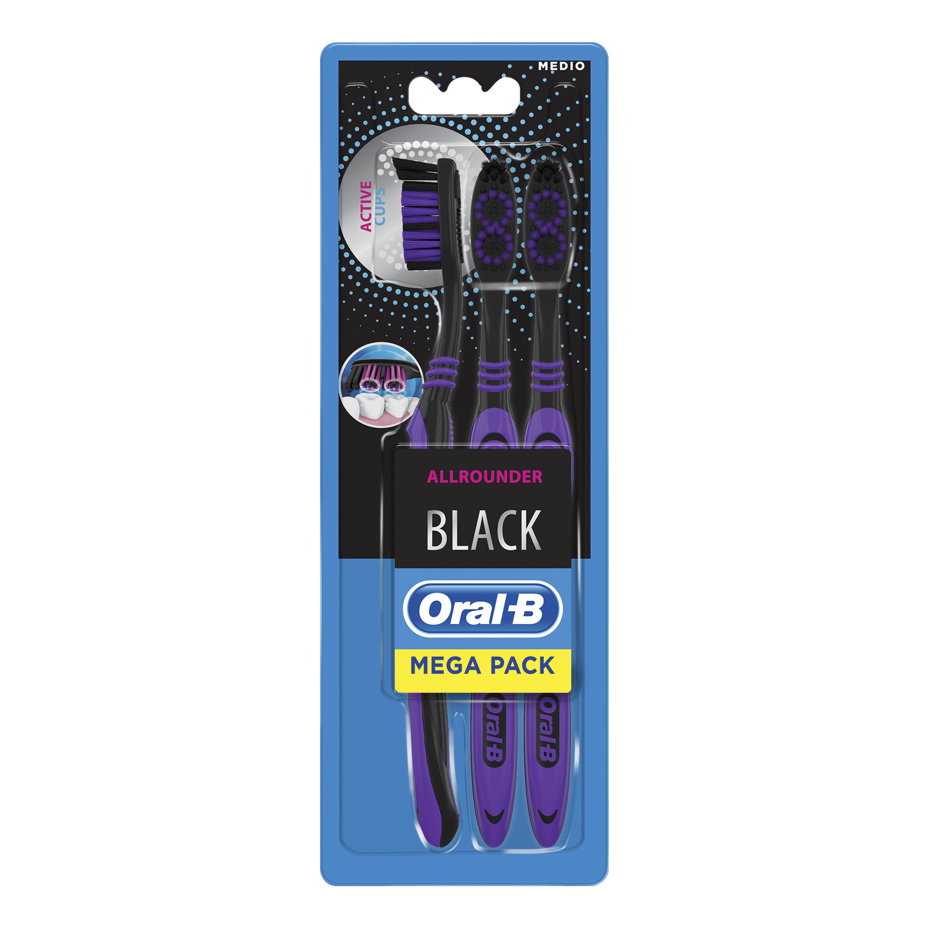 Oralb spazzolino manuale robin hood black 40m