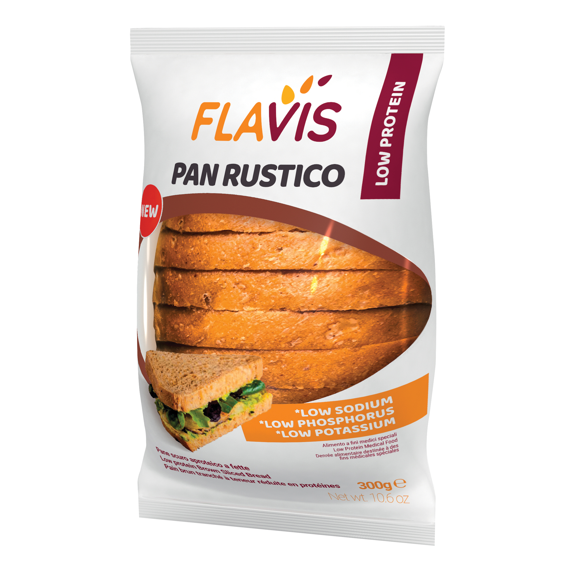Mevalia flavis pan rustico 300 g